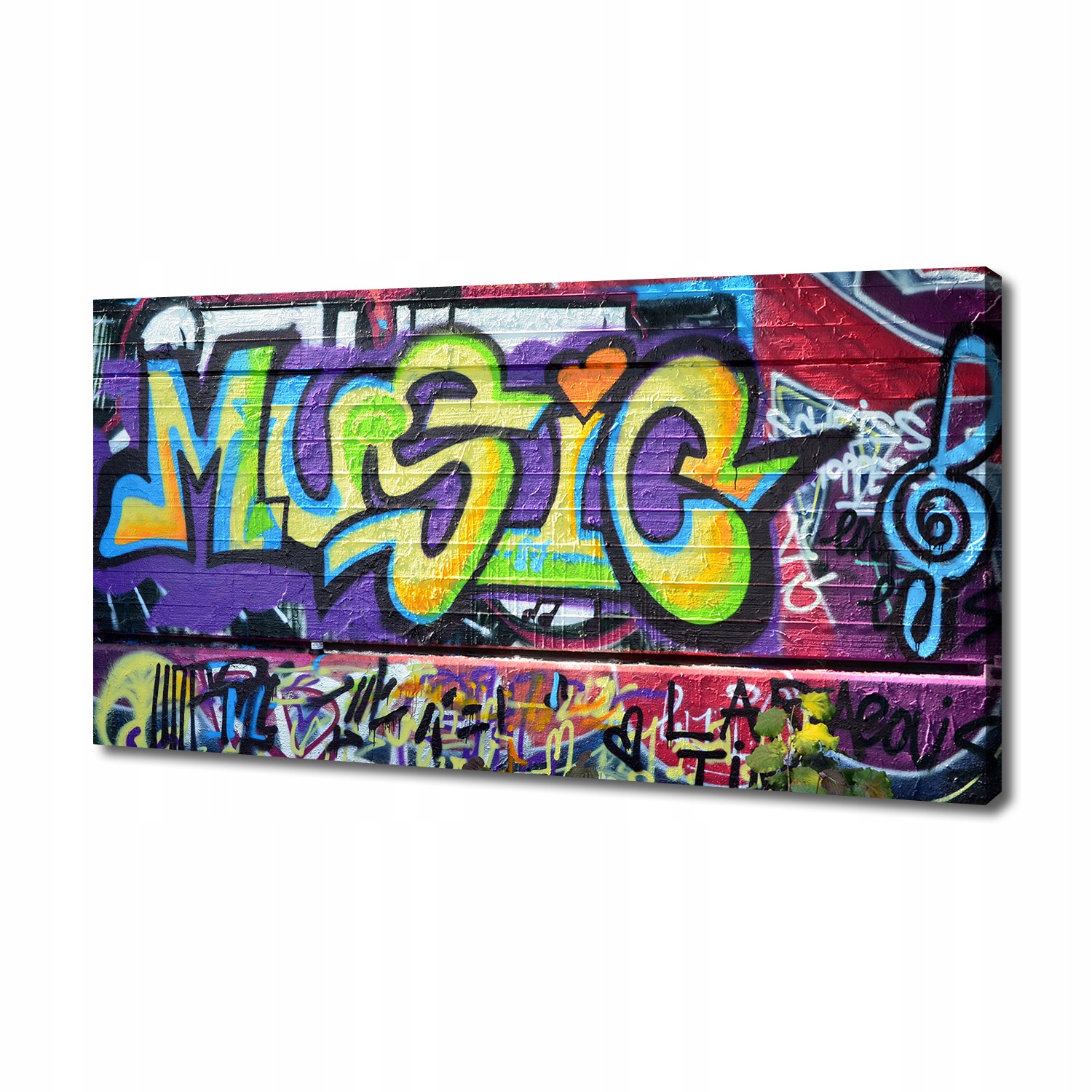 

Foto obraz na płótnie Graffiti na ścianie 140x70cm