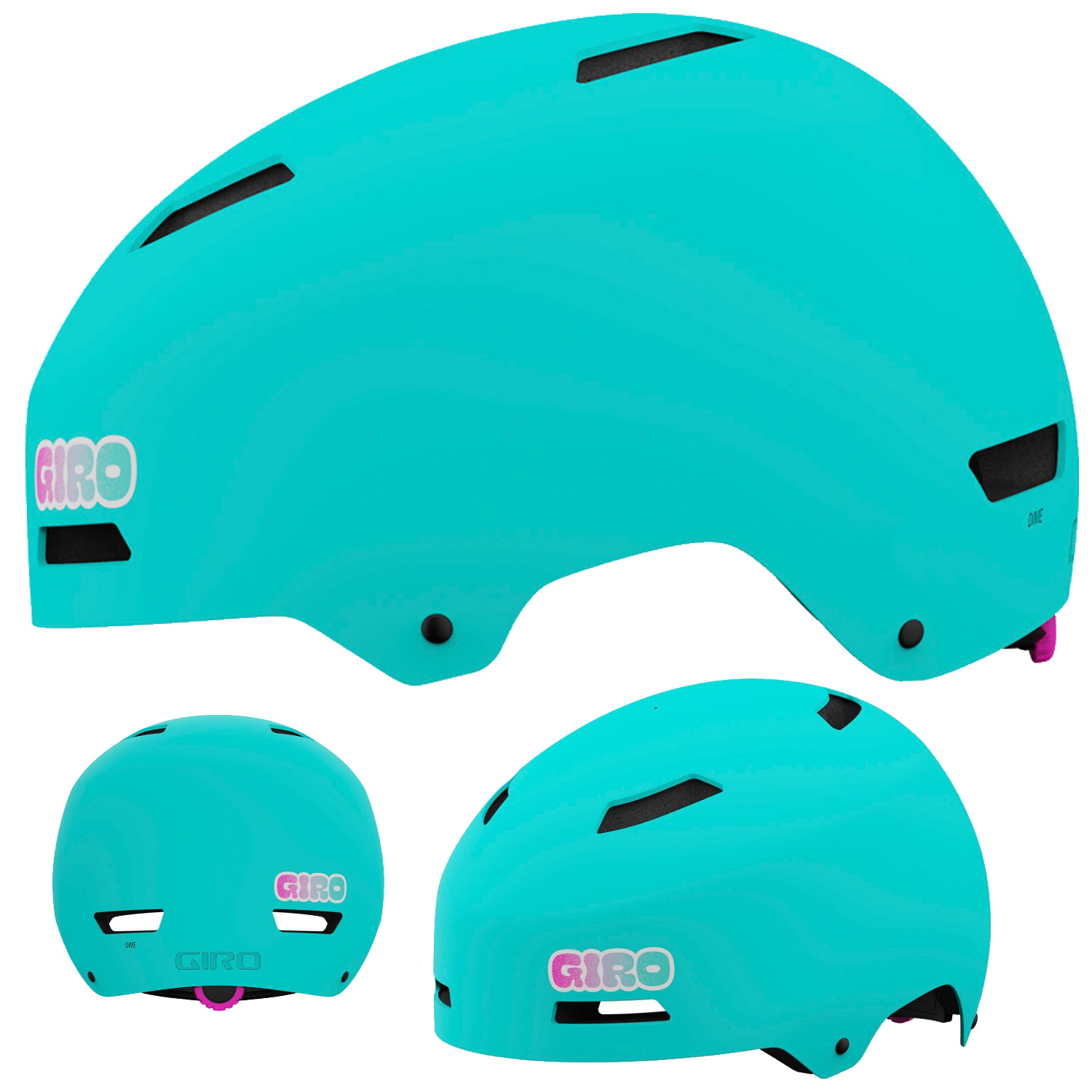 Dětská juniorská přilba Giro Dime Fs matte screaming teal