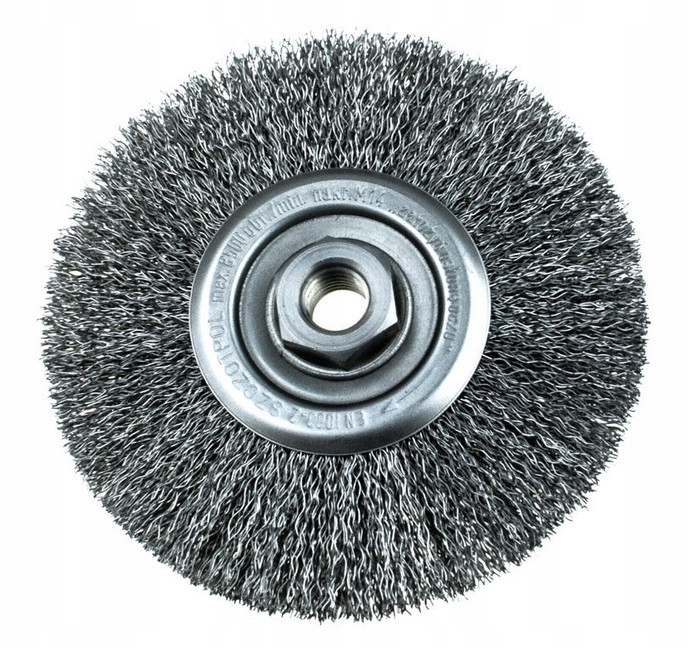 

Szczotka Druciana Tarczowa FI120 M14 Na Szlifierkę