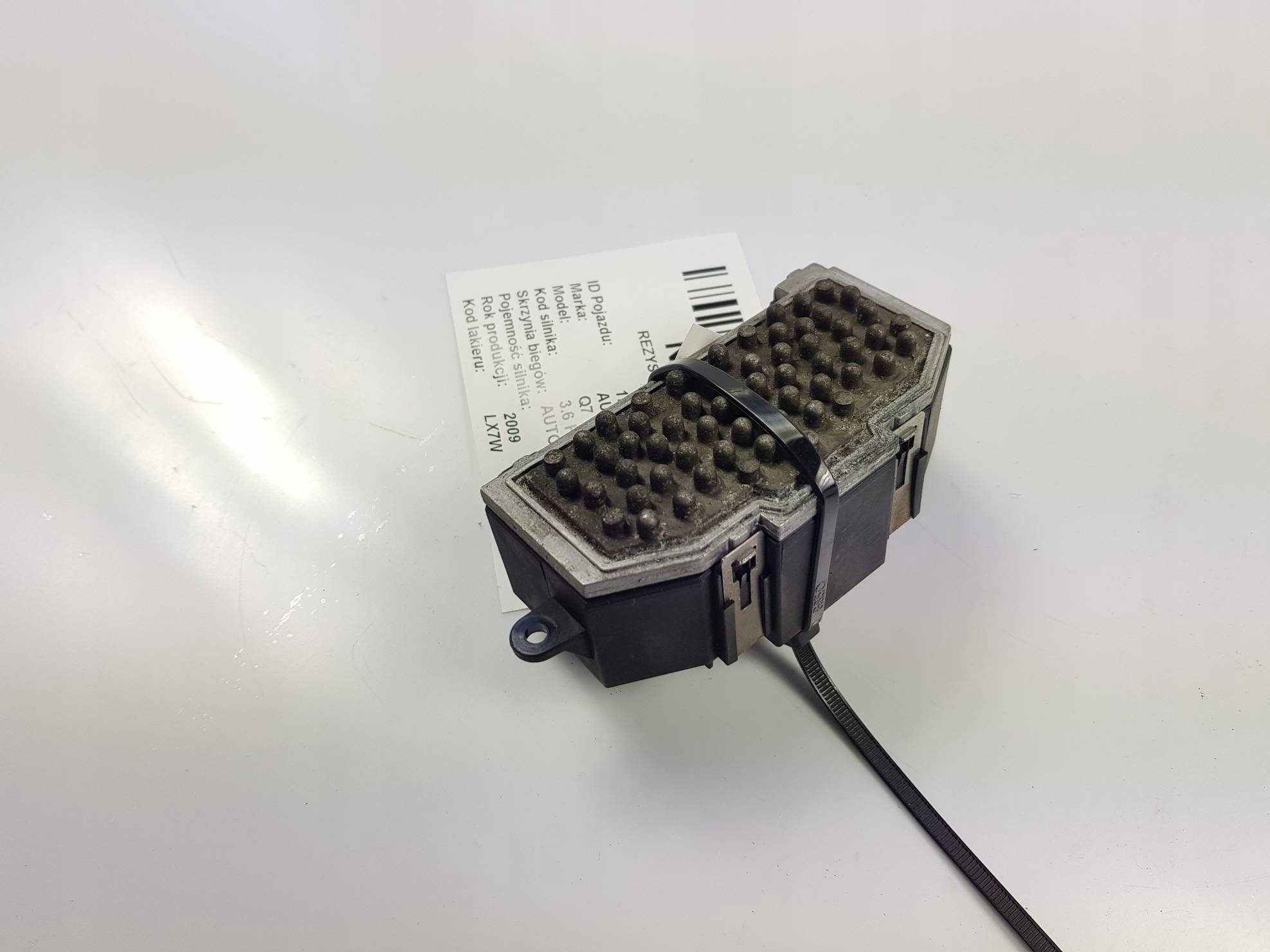 resistor, rheostat, regulator heater fan resistor 3C0907521D AUDI Q7