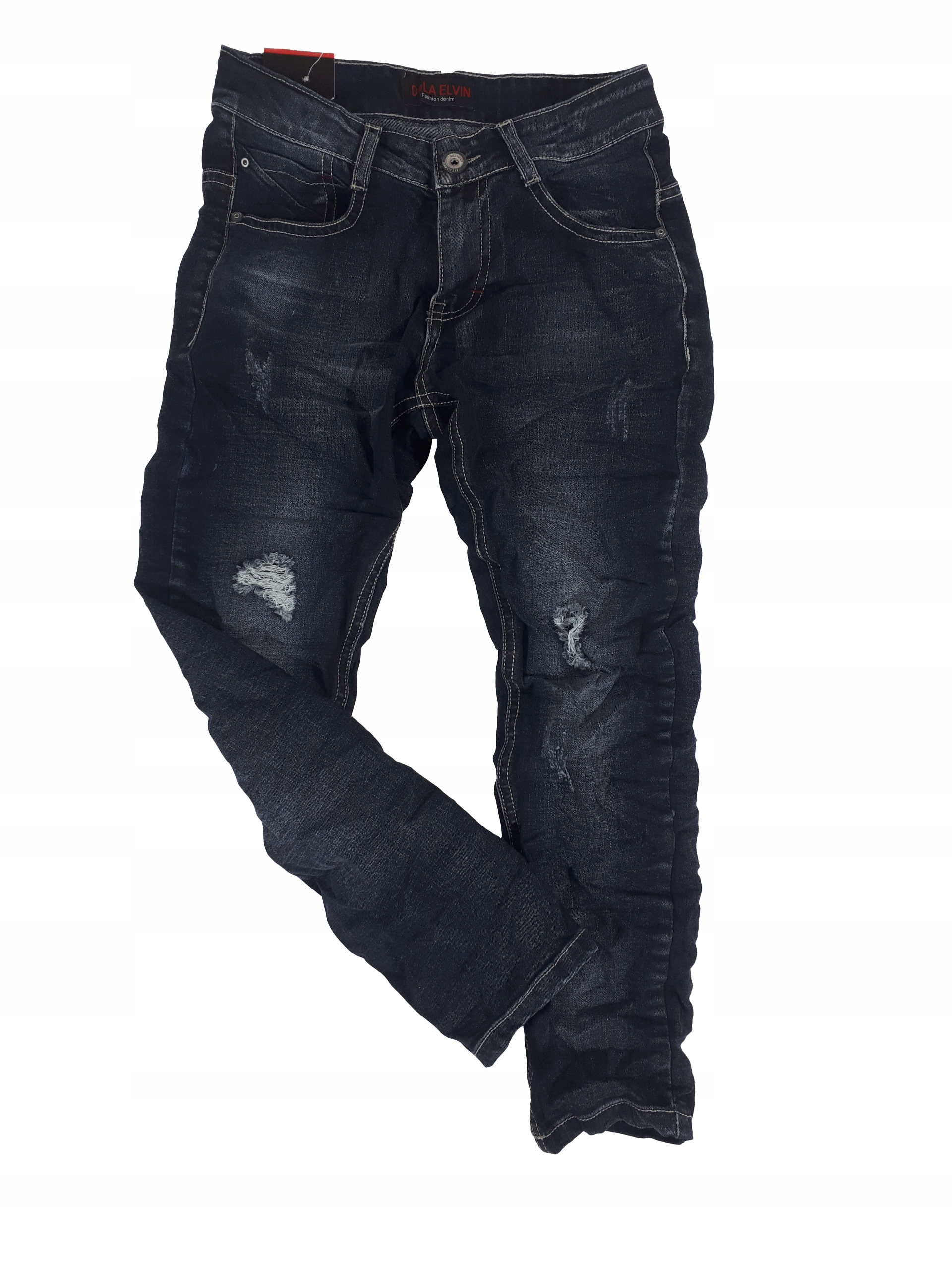 

Spodnie Jeans chłopięce, gniecione rozm. 152