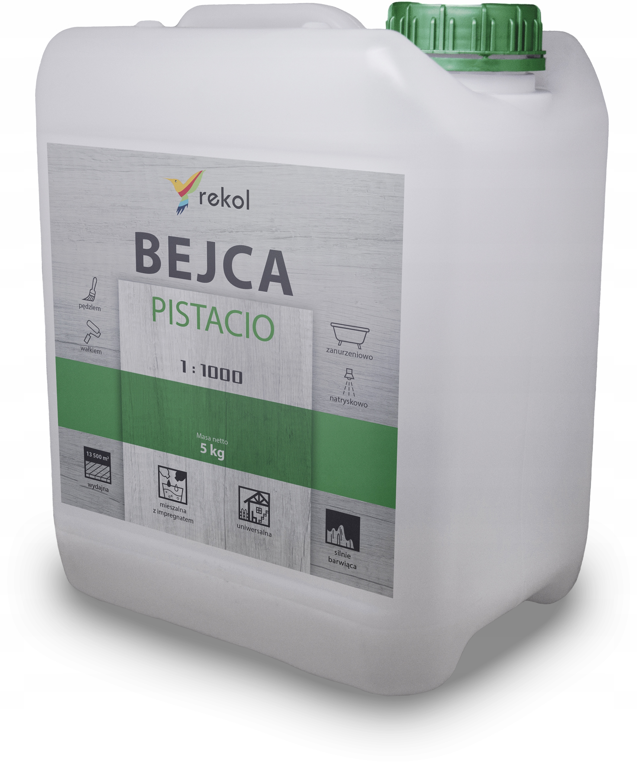 Rekol Mořidlo Na Dřevo Pistacio 10kg Barvivo Na Impregnace Značkovač