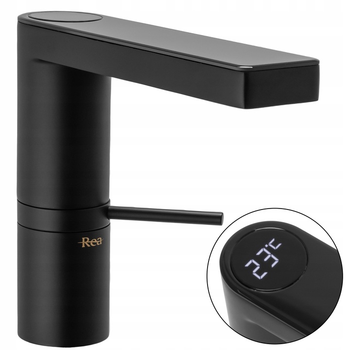 Umývadlová Batéria Amar LCD Čierna Nízka Rea