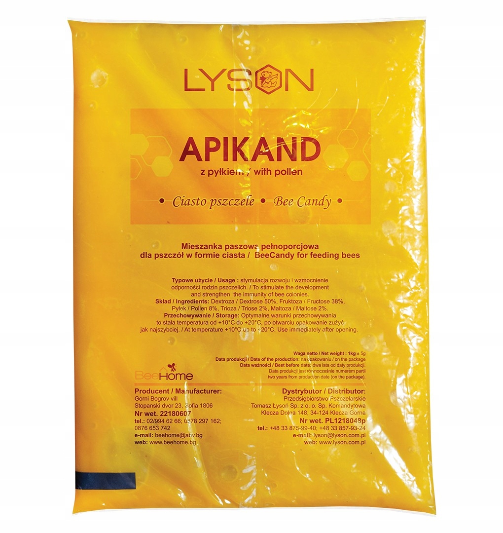 Apikand z pyłkiem - ciasto 1kg