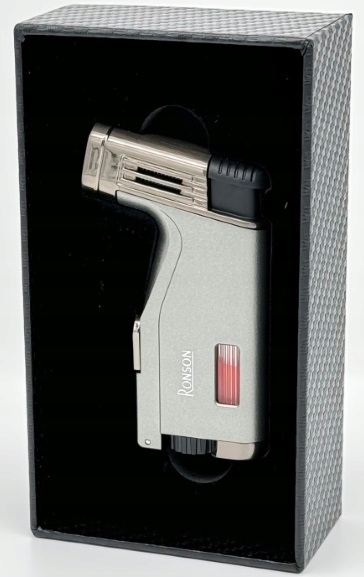 Zapalovač žárovkový Ronson Breeze GL120 Grey 2 jet s puncherem