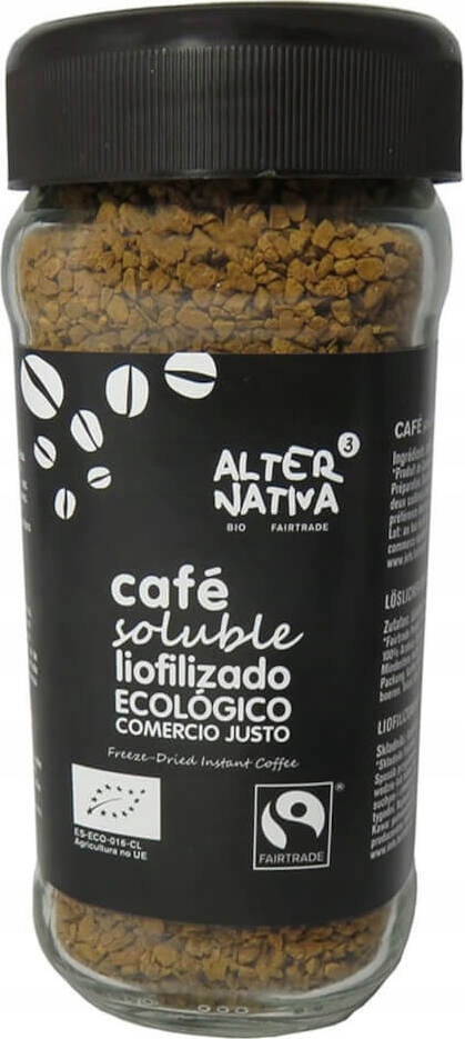 Levně Káva Instantní Káva Fair Trade Bio 100 g Alternativa