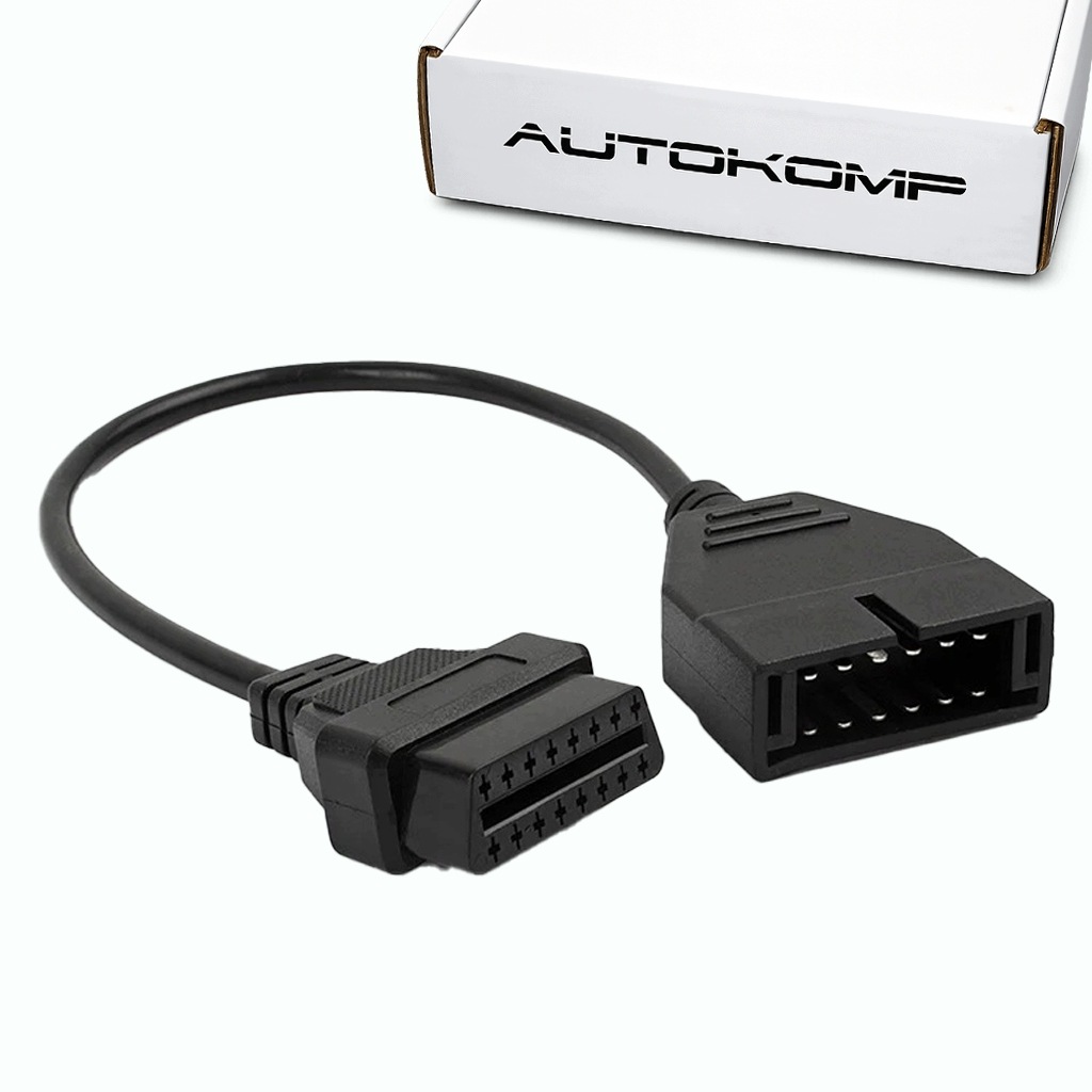 Przejściówka Kabel adapter OBD2 12pin Daewoo Lanos Matiz Nubira
