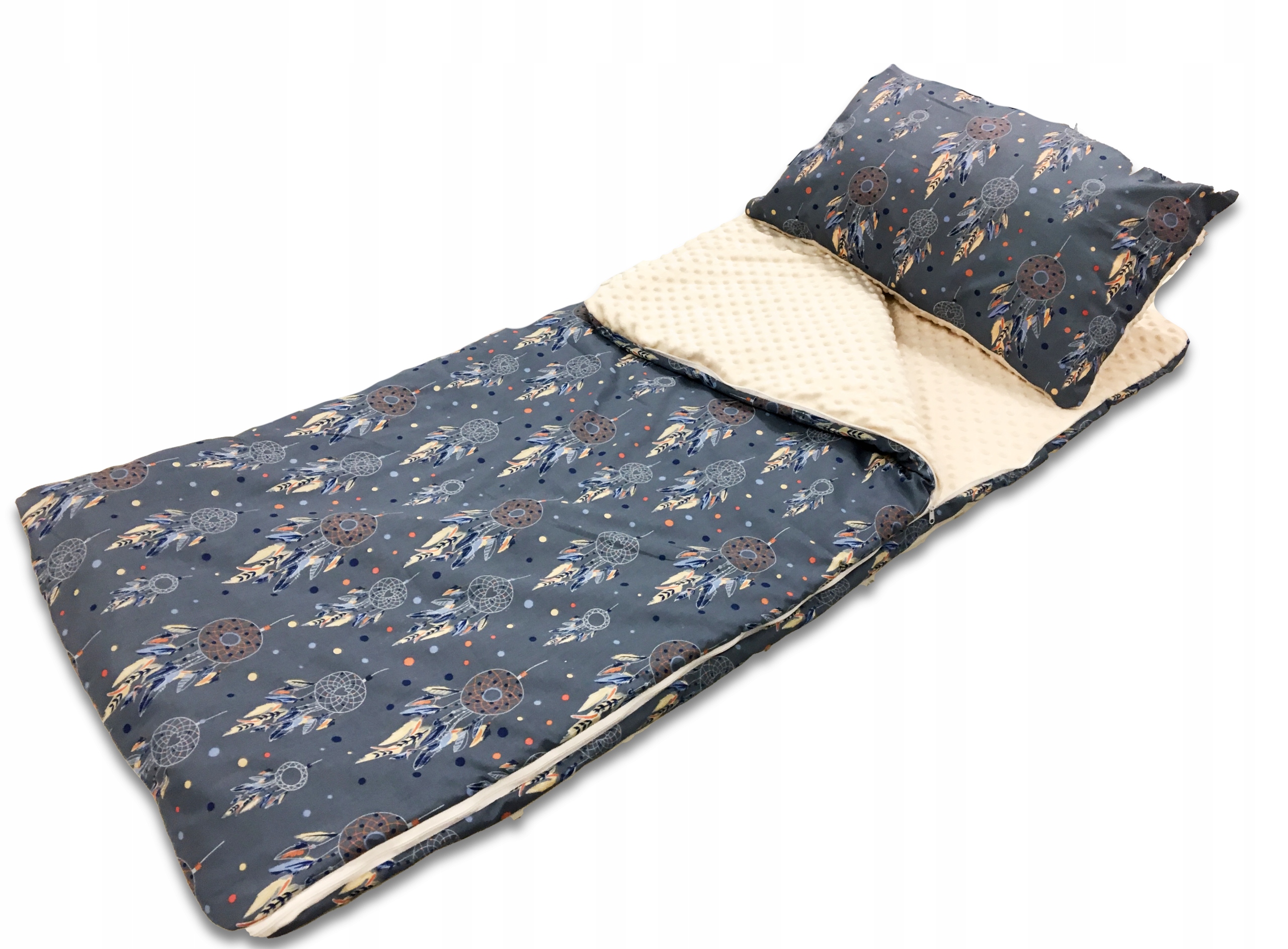 

Śpiworek Przedszkolaka Minky Łapacze Snów 160x90