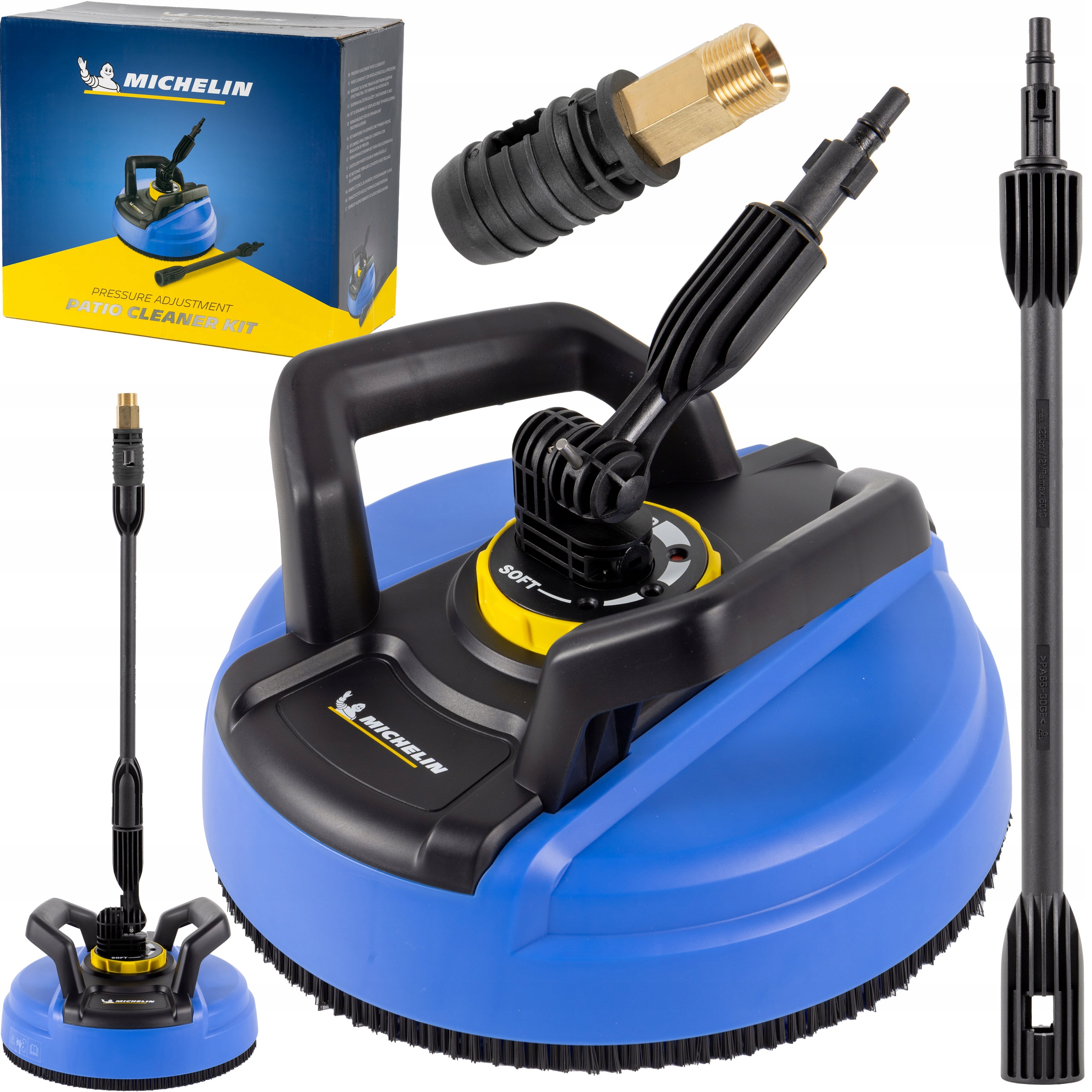 Szczotka Patio do mycia tarasów, kostki do myjek Michelin