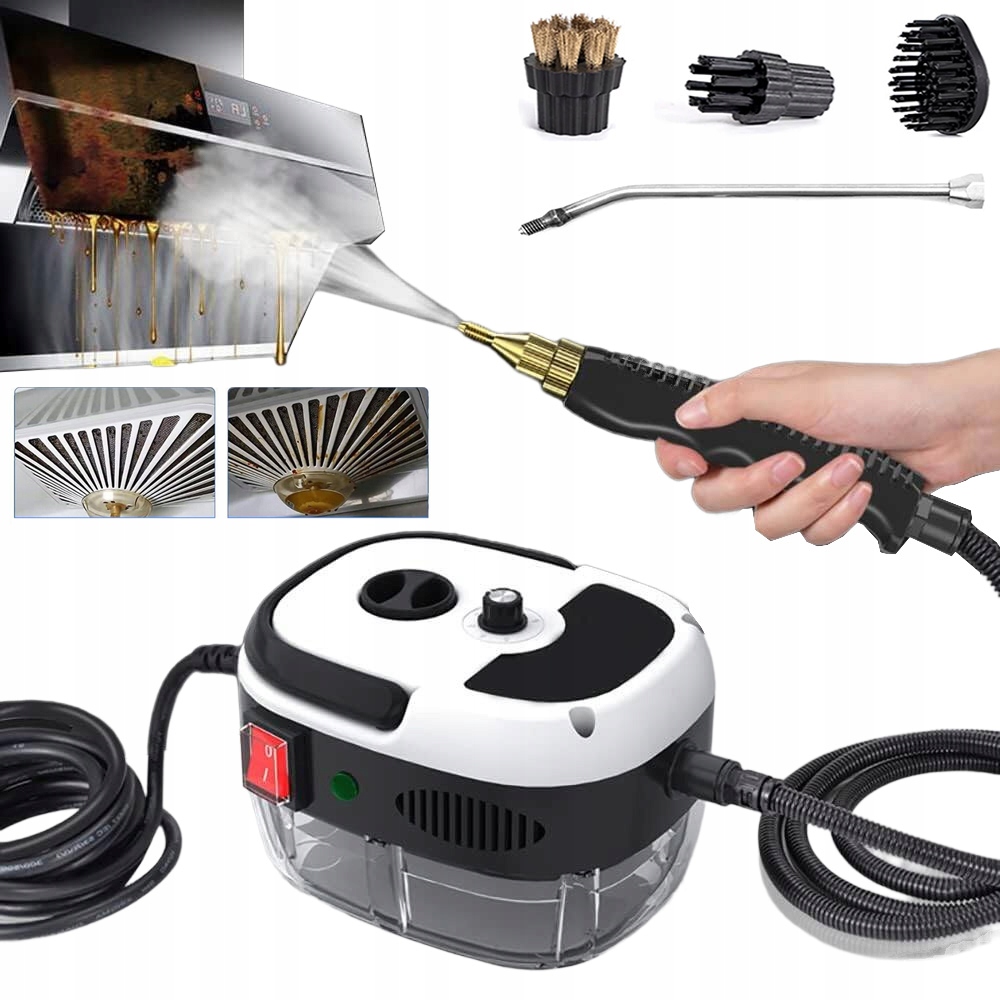 2500 W Silný Parní Čistič, Čistič, Dezinfikovatelný, Vhodný Na Olejové Skvrny