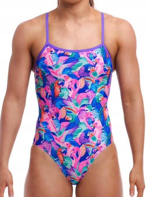 Strój do pływania Funkita Birds Gone Wild Single Strap 10 (UK32) S