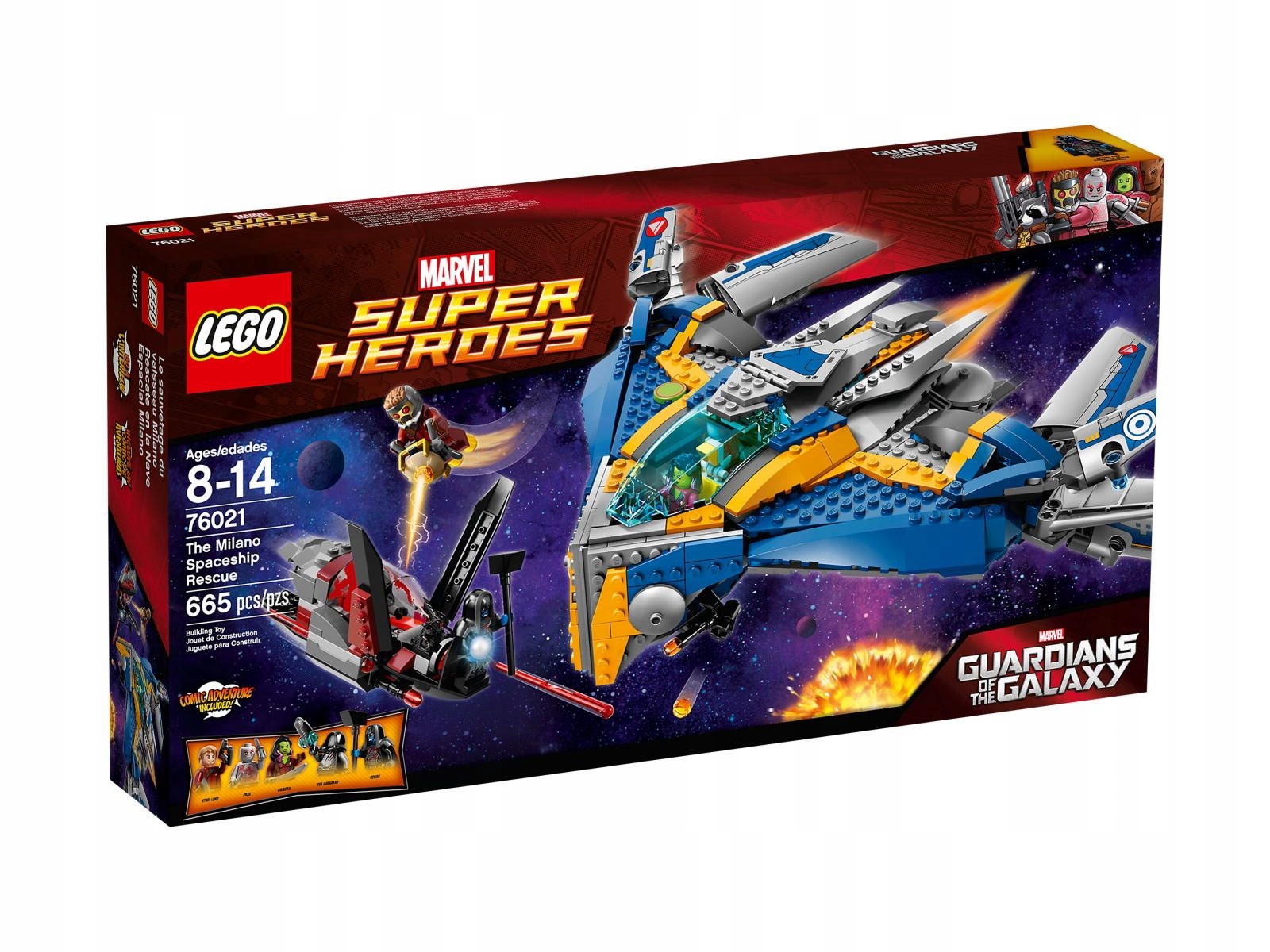 Lego Heroes 76021 Statek kosmiczny Milano Nowe