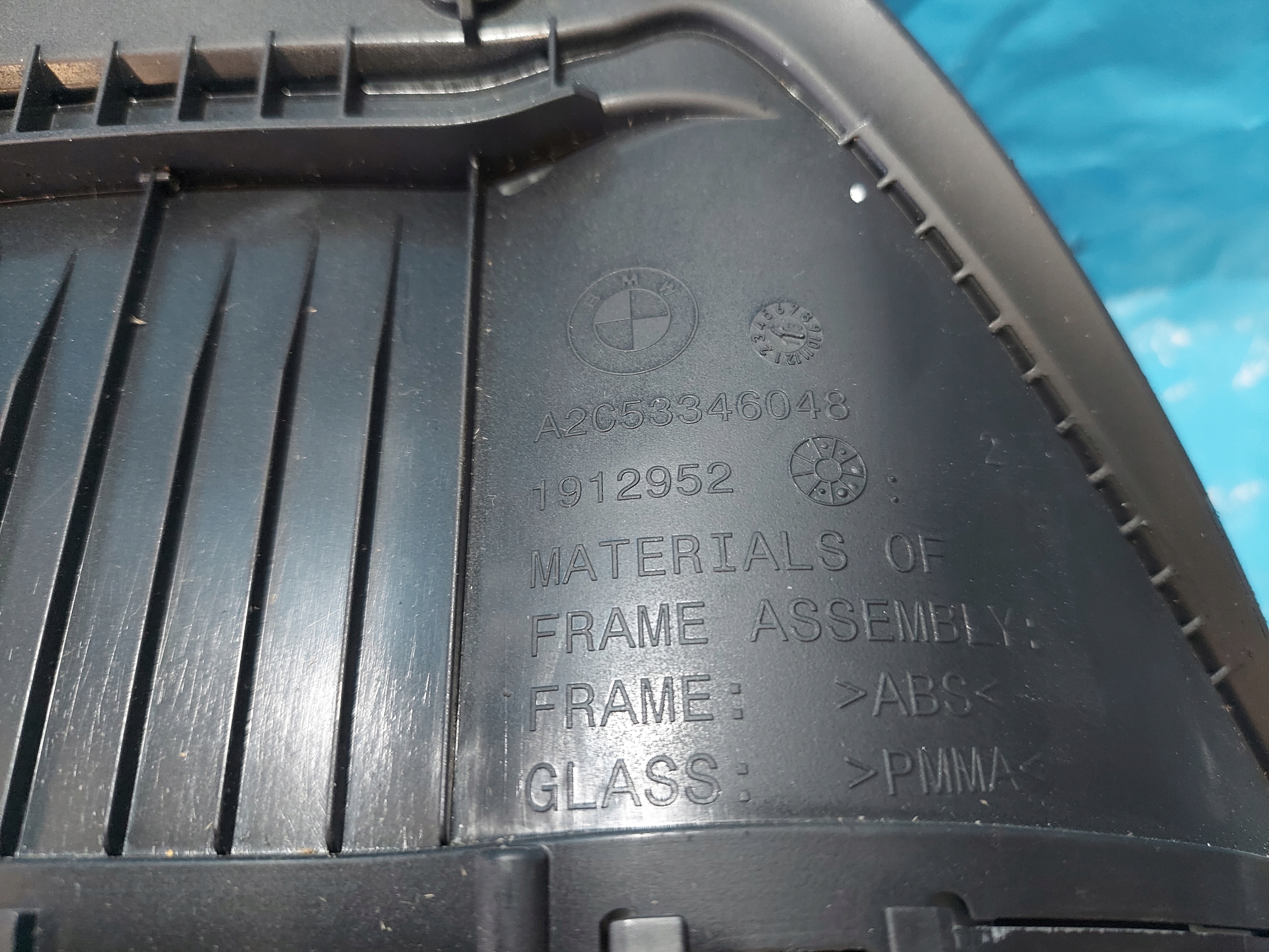 dials clock BMW 1 2013 R 1.6 B F20 17649411
