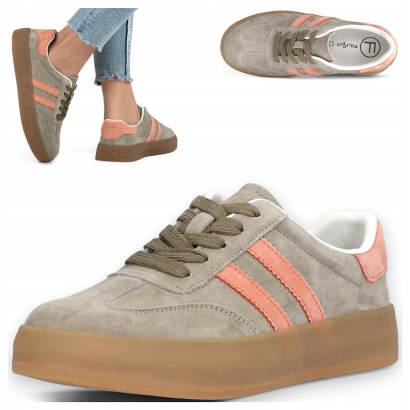 Półbuty damskie Skórzane Filippo 39 buty damskie na platformie wiosna modne