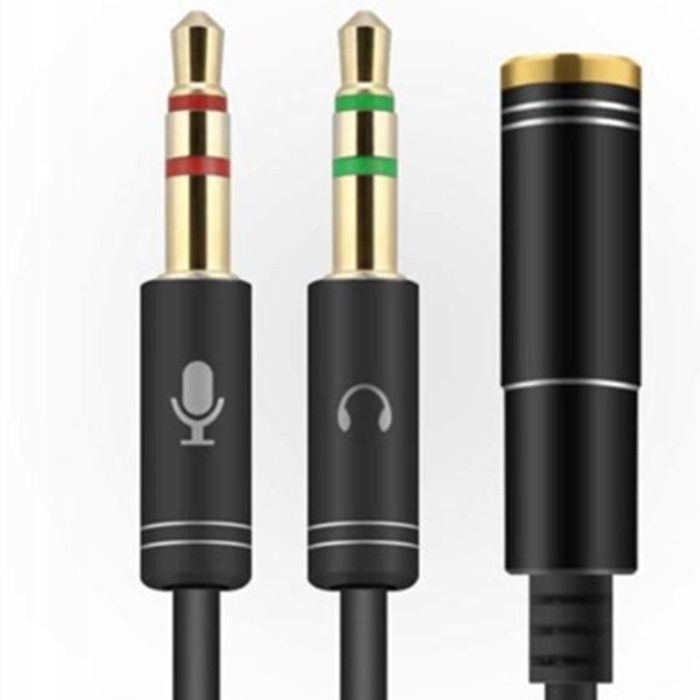 

Przejściówka do słuchawek Jack 1x3,5 mm -2x 3,5 mm