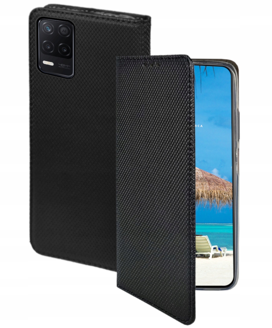 

Etui Do Realme 8 5G Smart Magnet Case Szkło