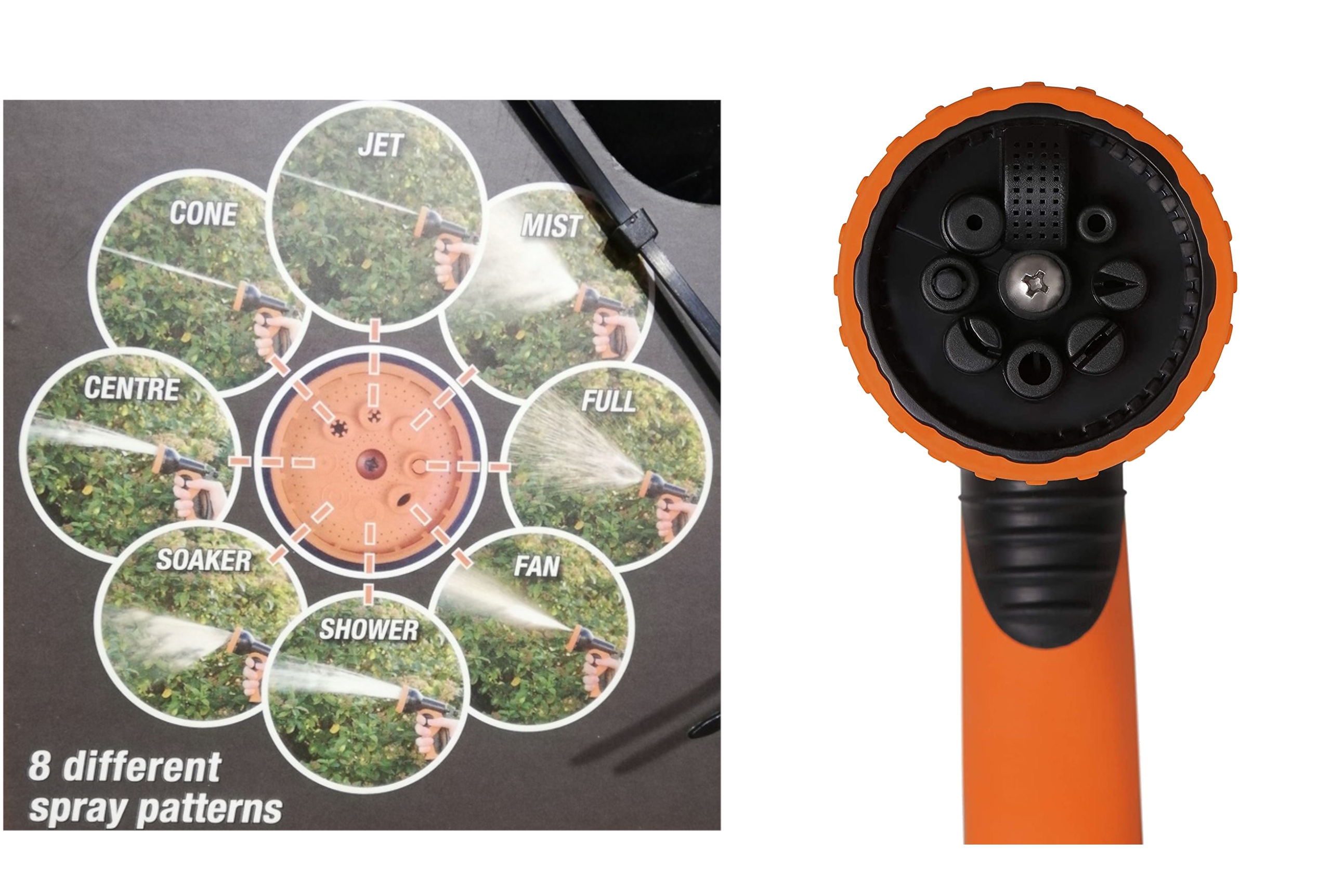 KOŃCÓWKA DO WĘŻA OGRODOWEGO PISTOLET ZRASZACZ 2szt Marka Ferm