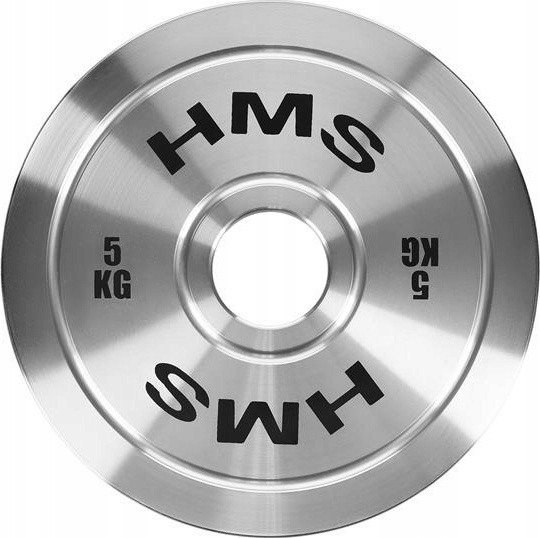 Olympijský Talíř Ocelový Kalibrovaný Na Osa Olympijský Hms TOS50 5 Kg