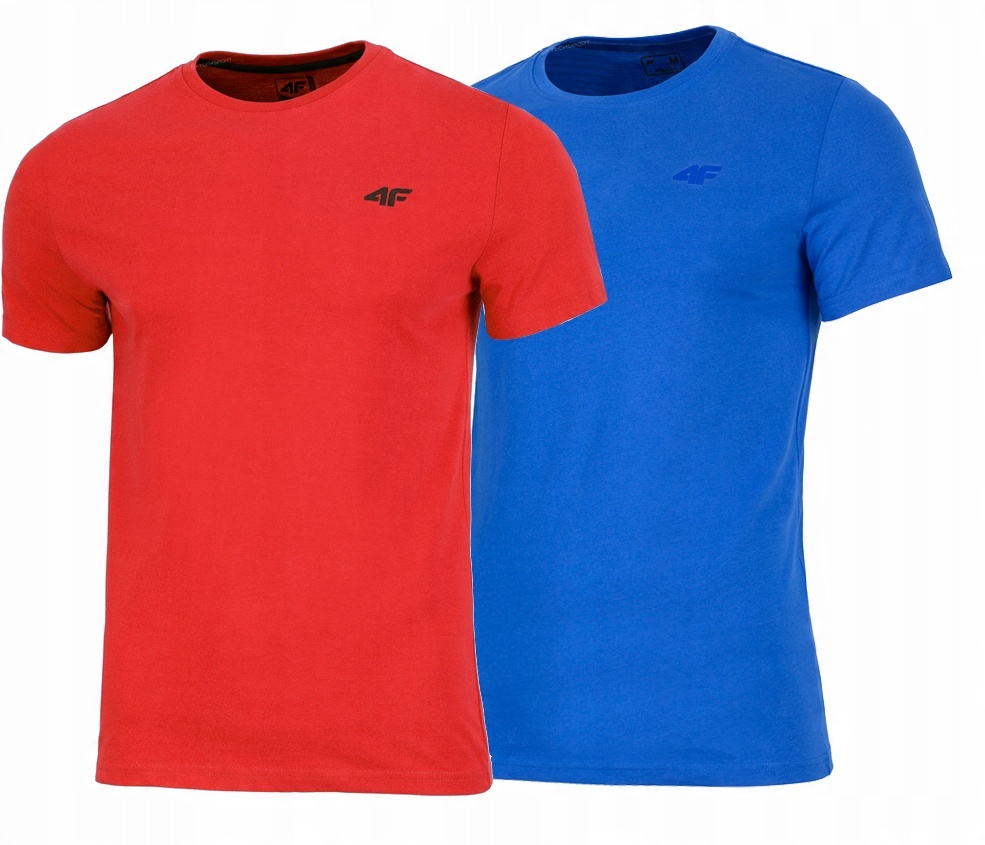 

4F Zestaw 2szt. Męska Koszulka T-shirt / rozm L
