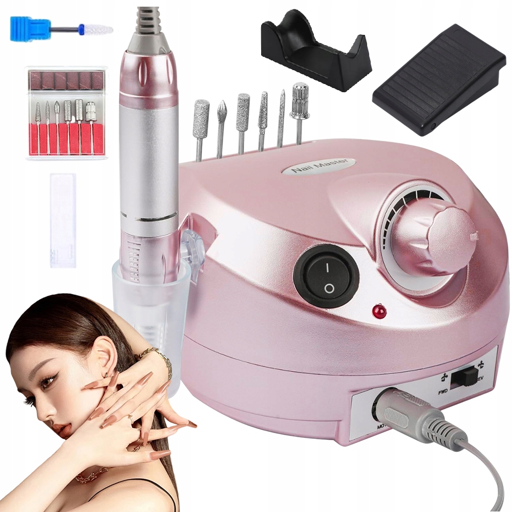 Bruska Na Nehty S Mechanismem Twist Lock 65 W, Rychlá Výměna Nástavců 45000 Rpm