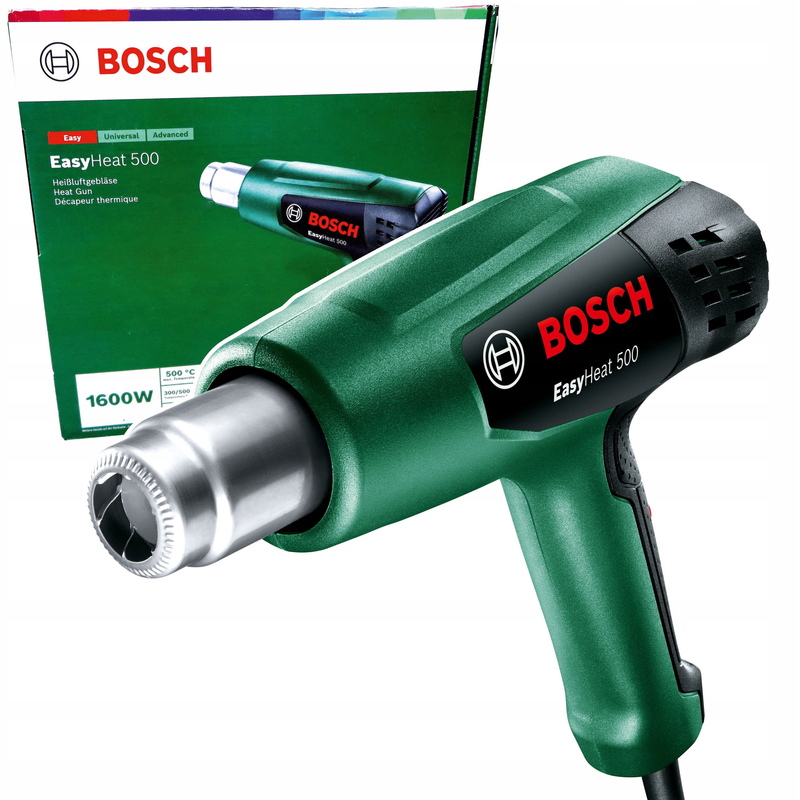 Opalarka 1600W, lekka, kompaktowa Bosch EasyHeat 500 06032A6020