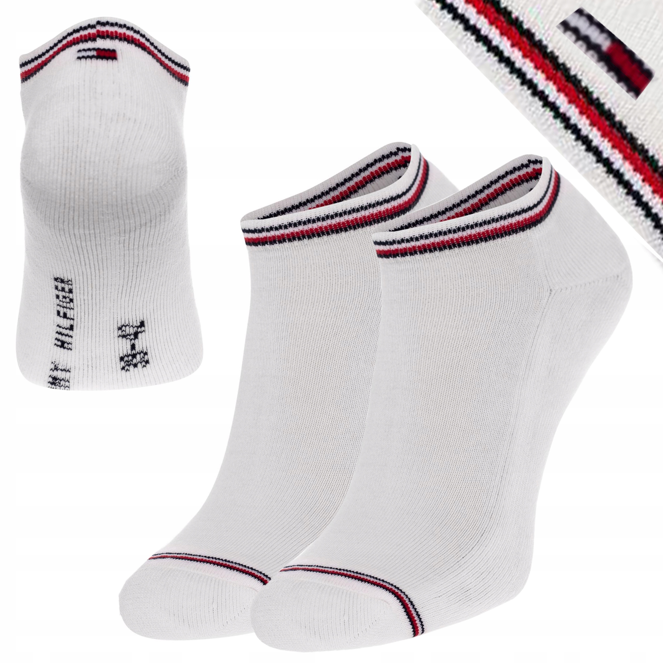 

Tommy Hilfiger Stopki 2 Pak 1093 Białe 39-42 Men