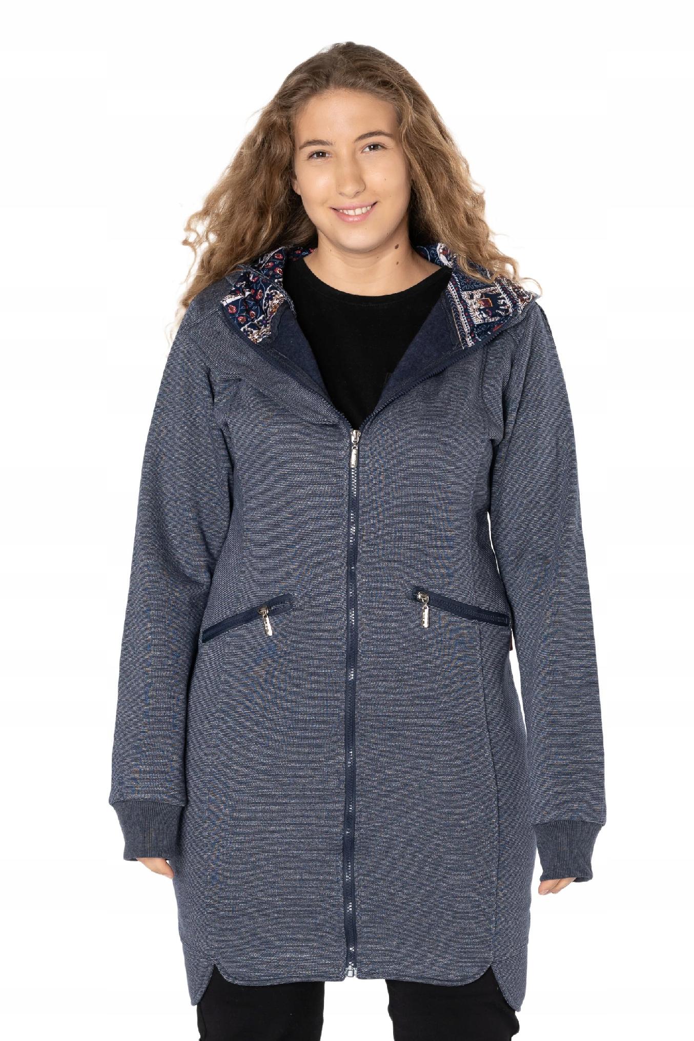 

Ciepła Długa Bluza Tunika Dresowa Damska 209-2 r S