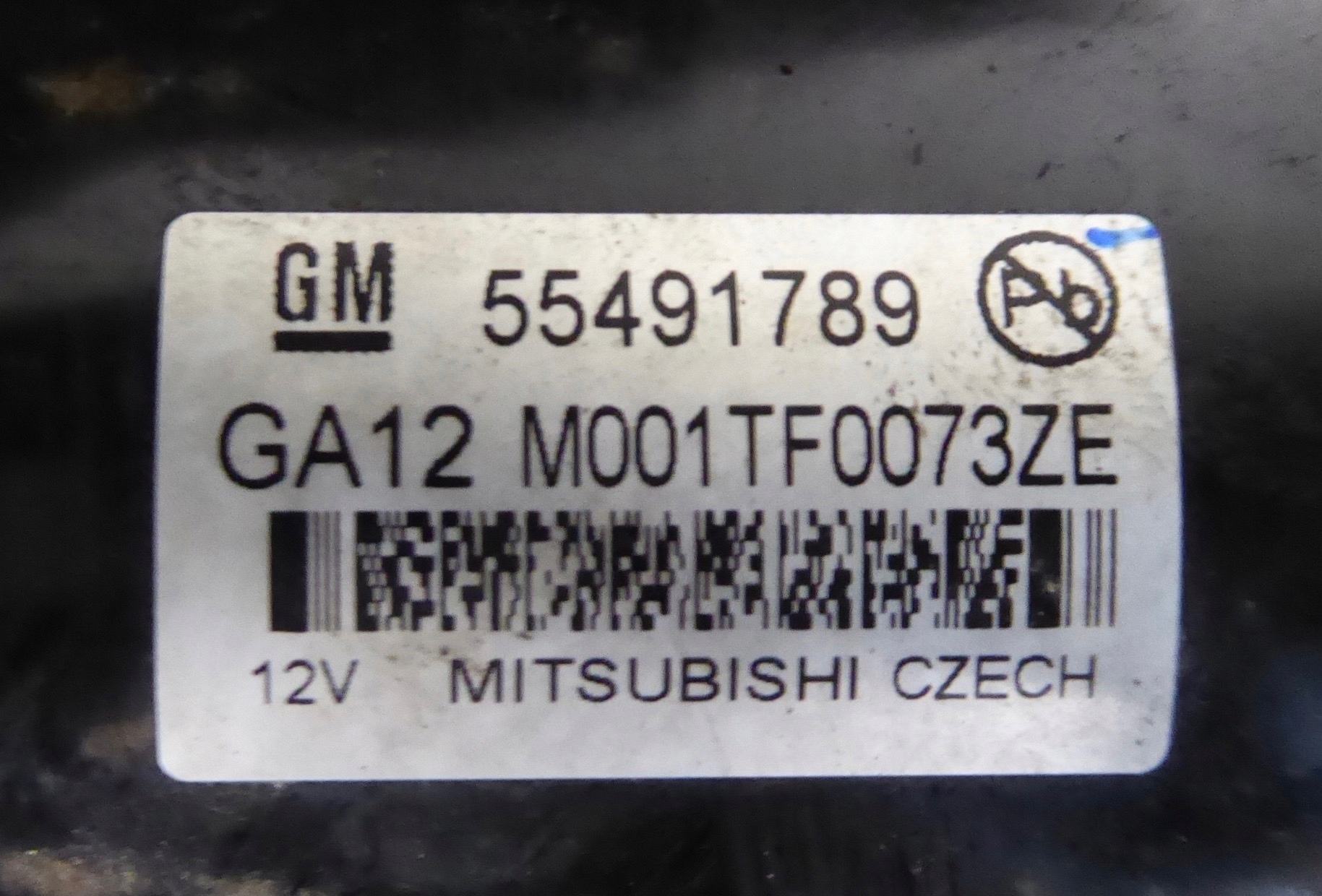 starter OPEL ASTRA K 1.6 CDTI BITURBO