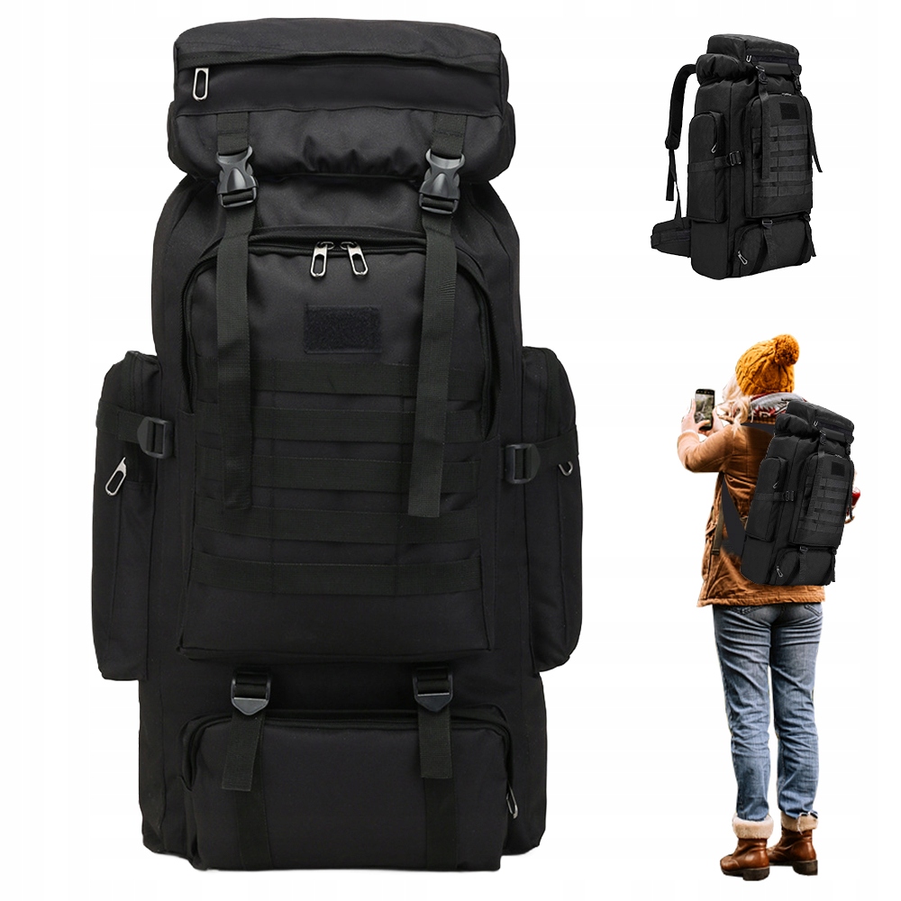 Voděodolný Batoh 75 L Pro Trekking Na Kole, Kempování A Hory