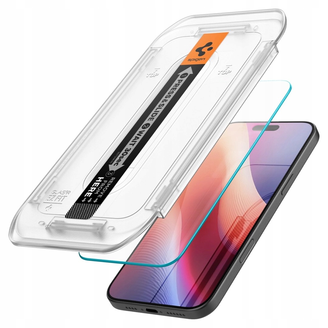 Szkło hartowane Spigen Glas.tR Ez Fit na iPhone 16 Pro Max 17 Pro Max 2