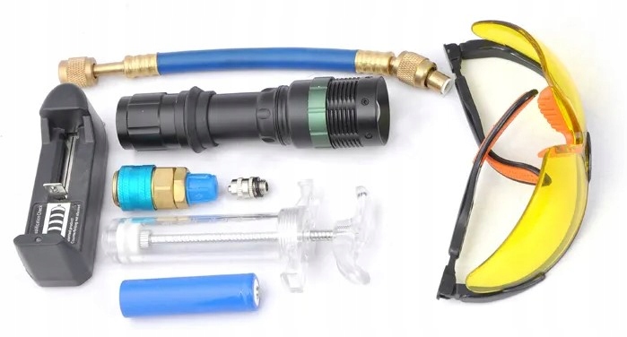 Zestaw do szczelności klimy UV R134a QS13134