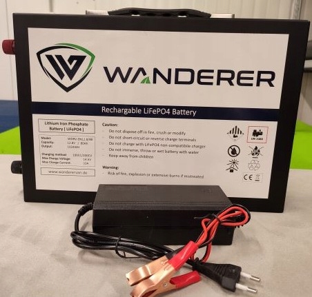 WDRV-EN12.8V/80AM - Акумулятор LiFePO4 із зарядним пристроєм 80 Ач