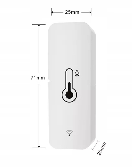 Czujnik temperatury wilgotności Zigbee TUYA Rodzaj czujnika temperatury wilgotności