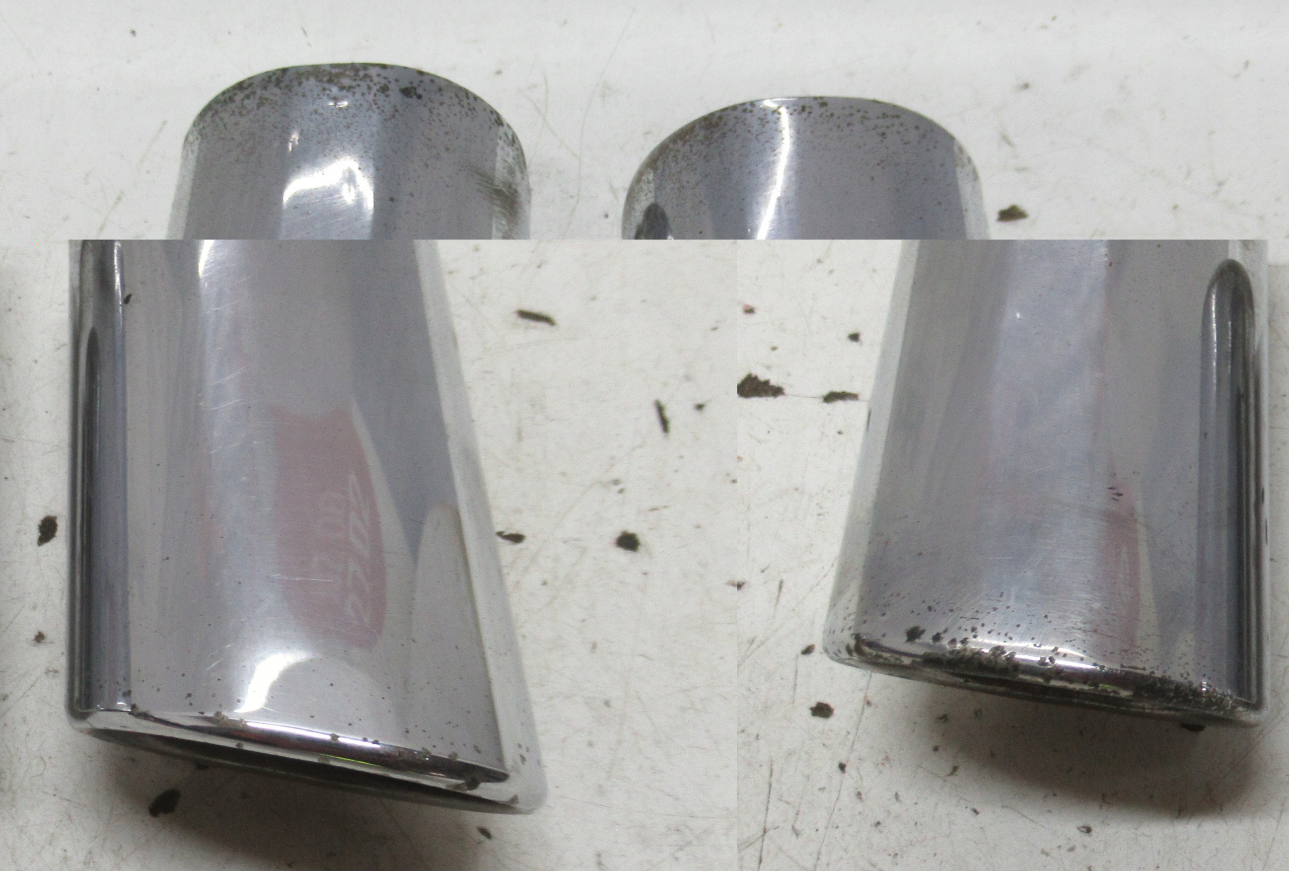 BMW E61 07R cover pipe end TLUMIKA CHROM KPL