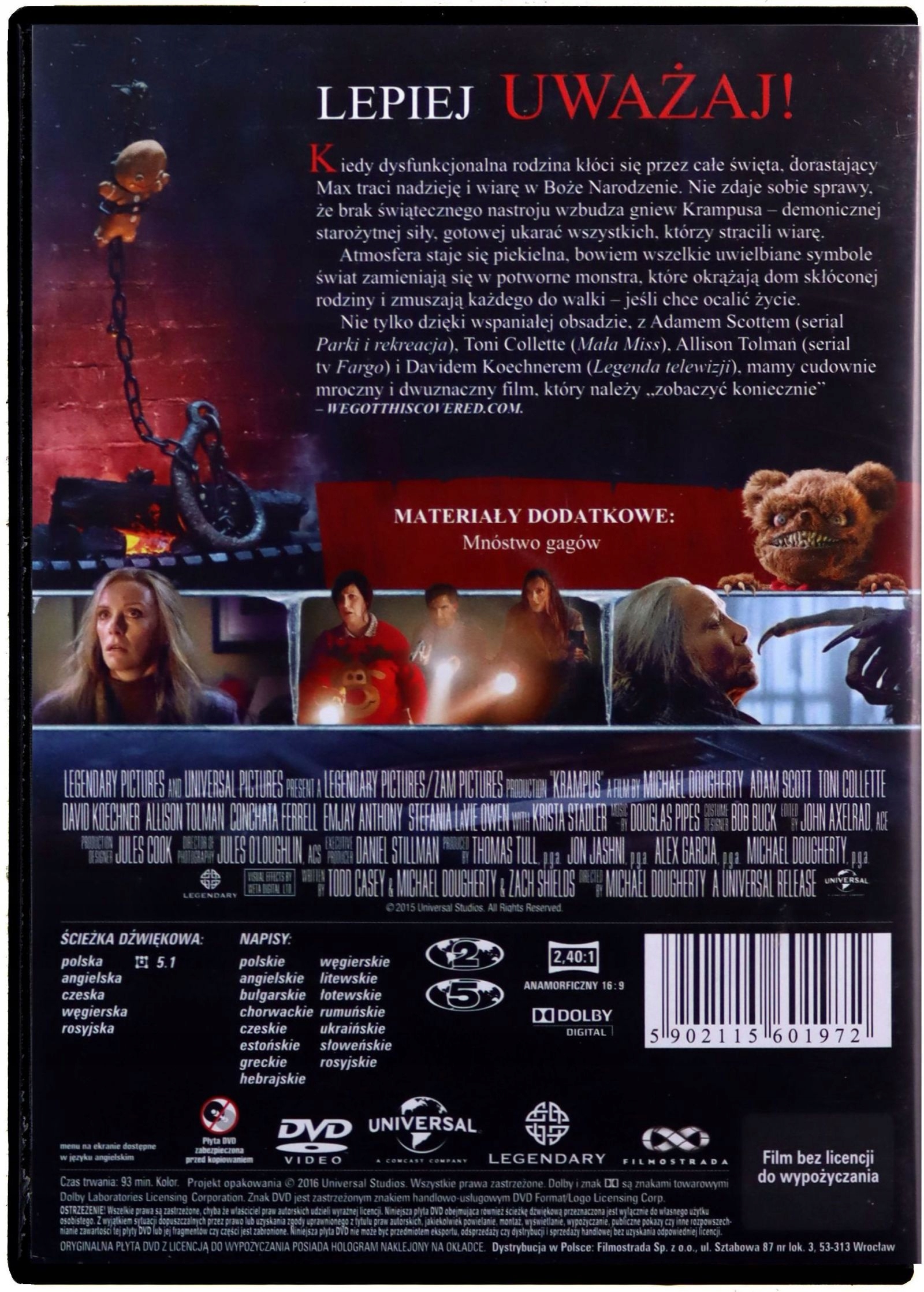 KRAMPUS. DUCH ŚWIĄT (DVD) Stan opakowania oryginalne