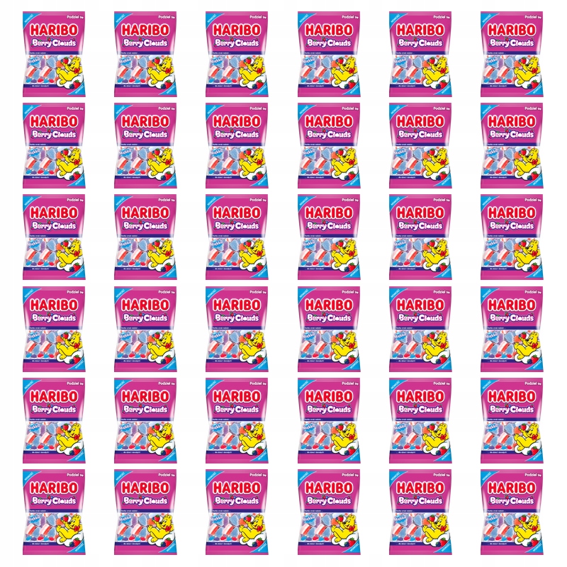 Haribo Berry Clouds 150g X36