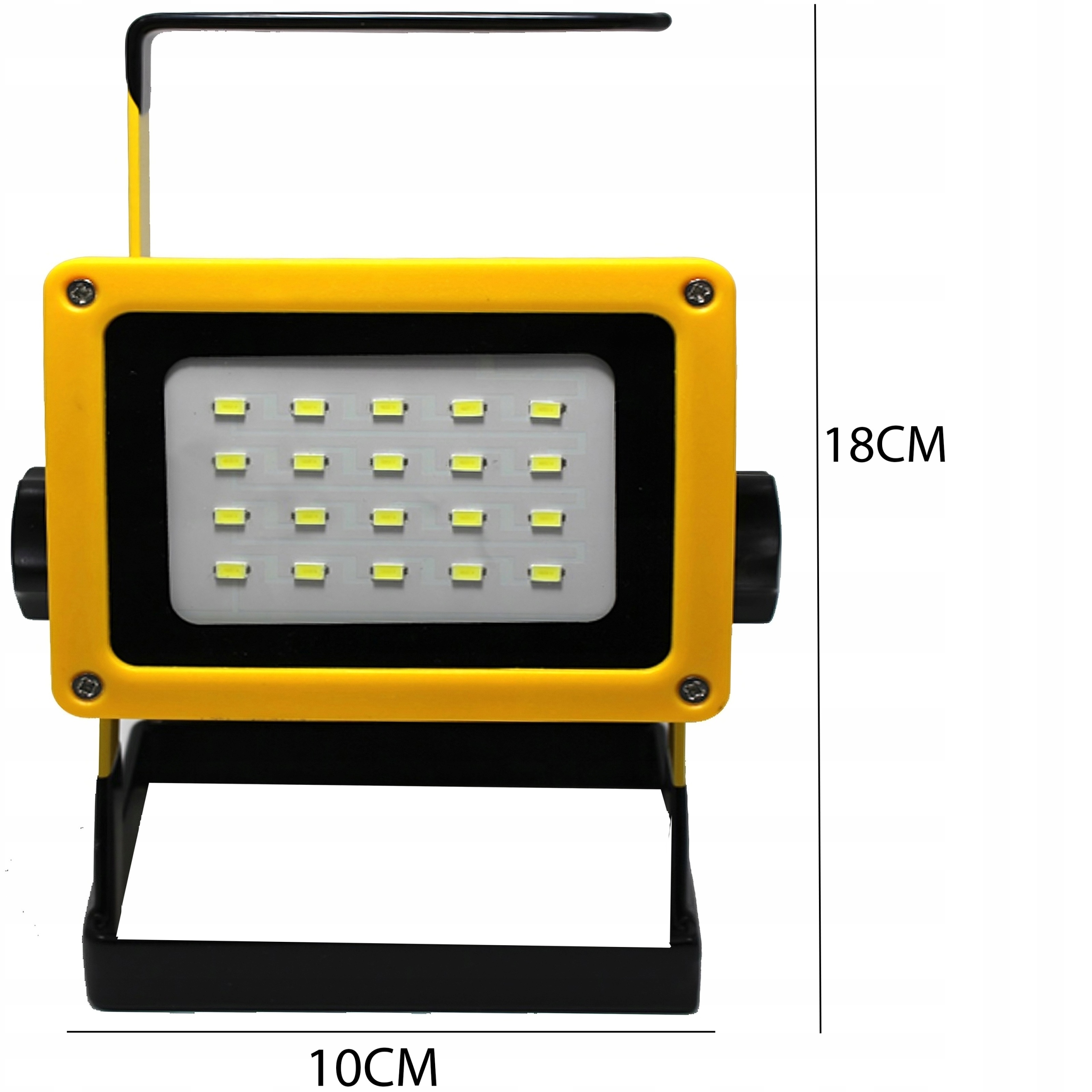 HALOGEN LED ROBOCZY BUDOWLANY 30W AKUMULATOROWY PRZENOŚNY MOCNY JASNY KABEL Stopień ochrony IP IP65