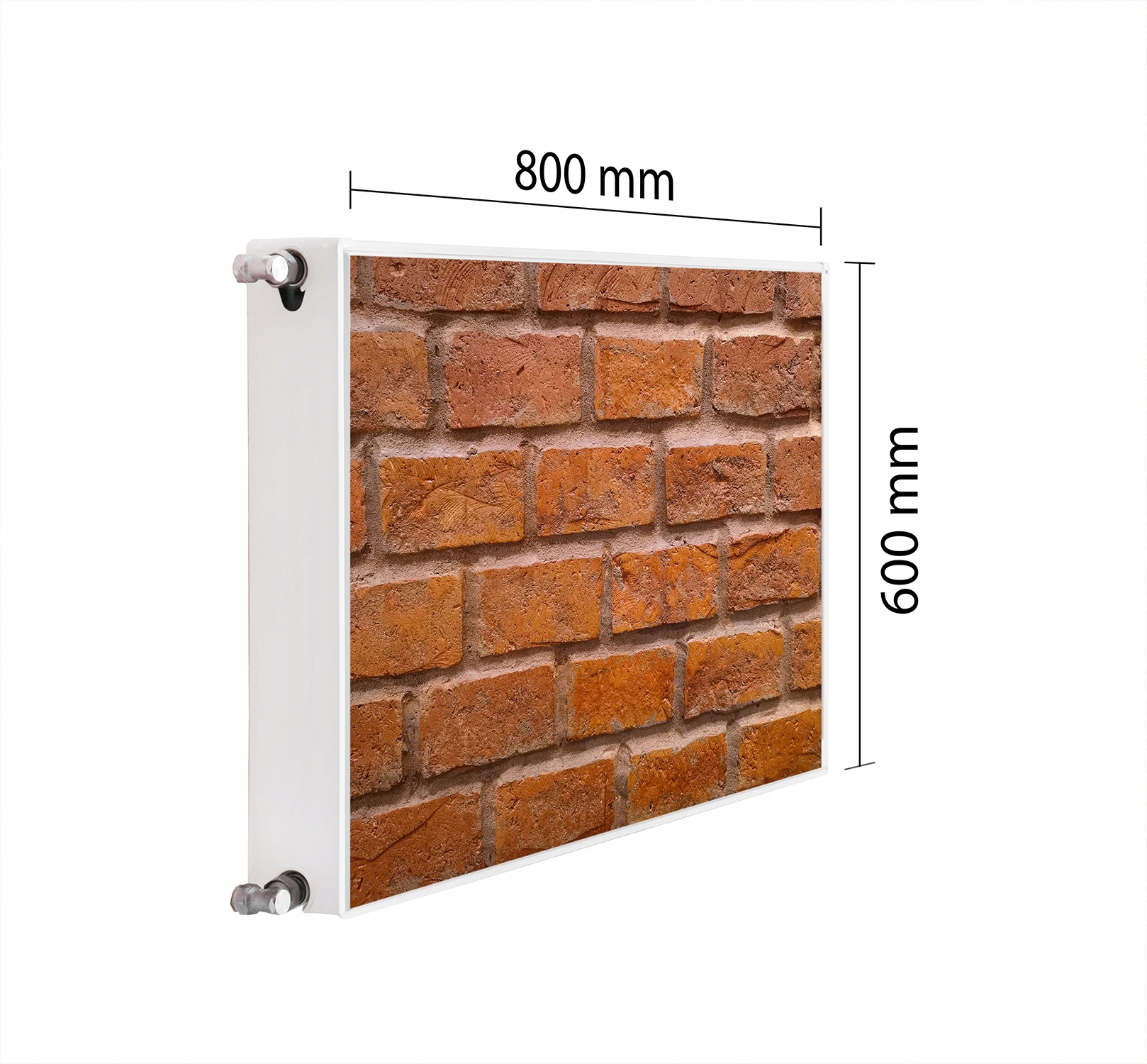 Magnetická Krytka Na Radiátor 80x60 Cihlová Podložka Magnet