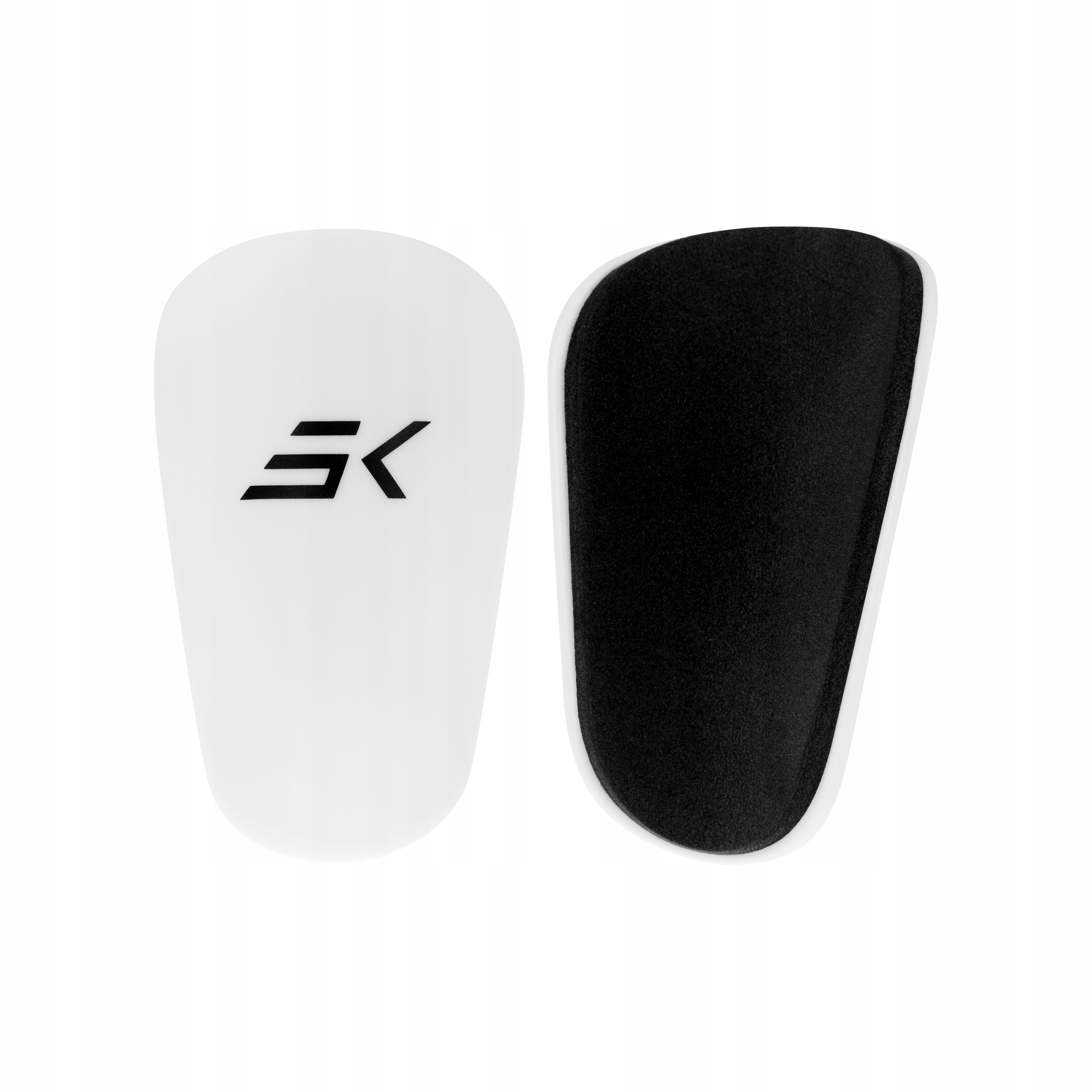 BIAŁE MINI OCHRANIACZE PIŁKARSKIE SOCKER KING 8X5CM Marka inna