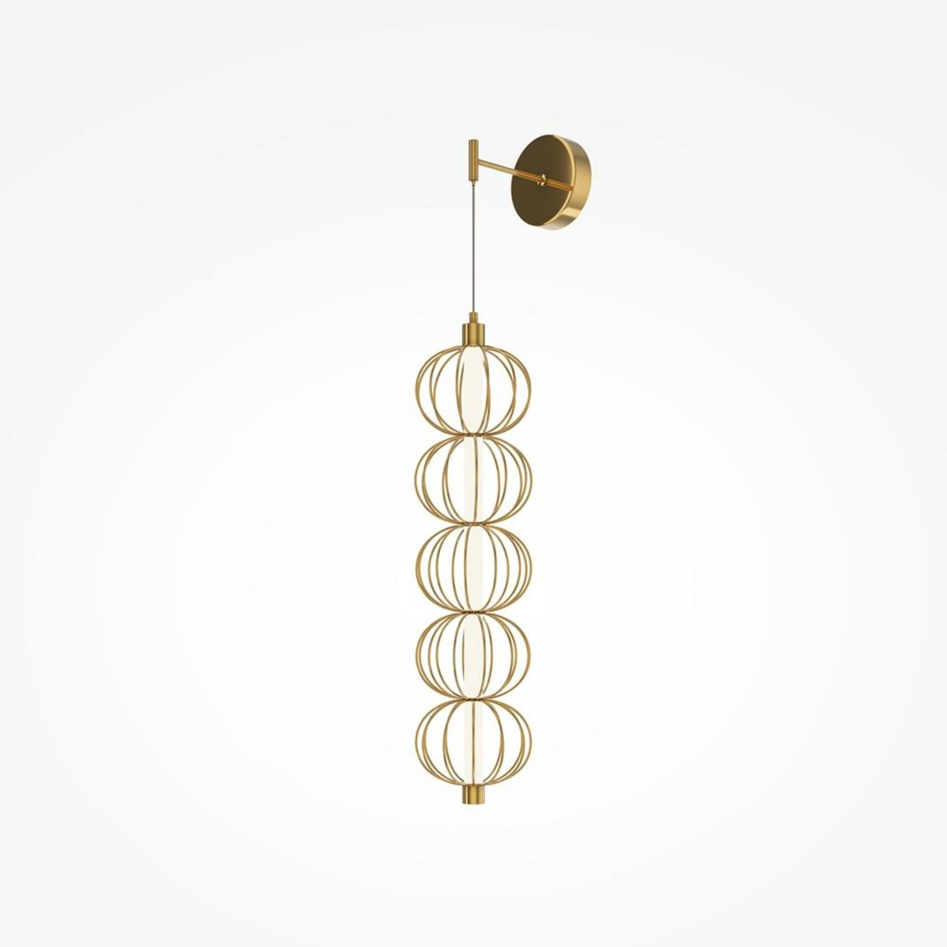 Maytoni Nástenné svietidlo Golden Cage 3000K 17W MOD216WL-L10G3K