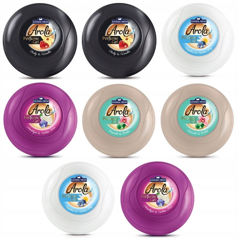 

Arola Perfume Gel odświeżacz w żelu MIX 8 sztuk