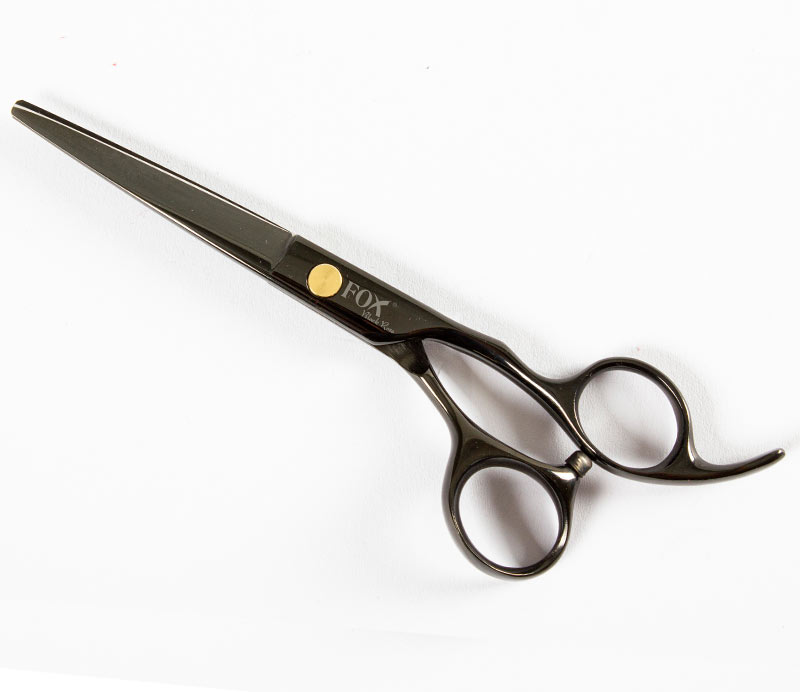 Fox Kadeřnické nůžky Black Rose 6 a pouzdro