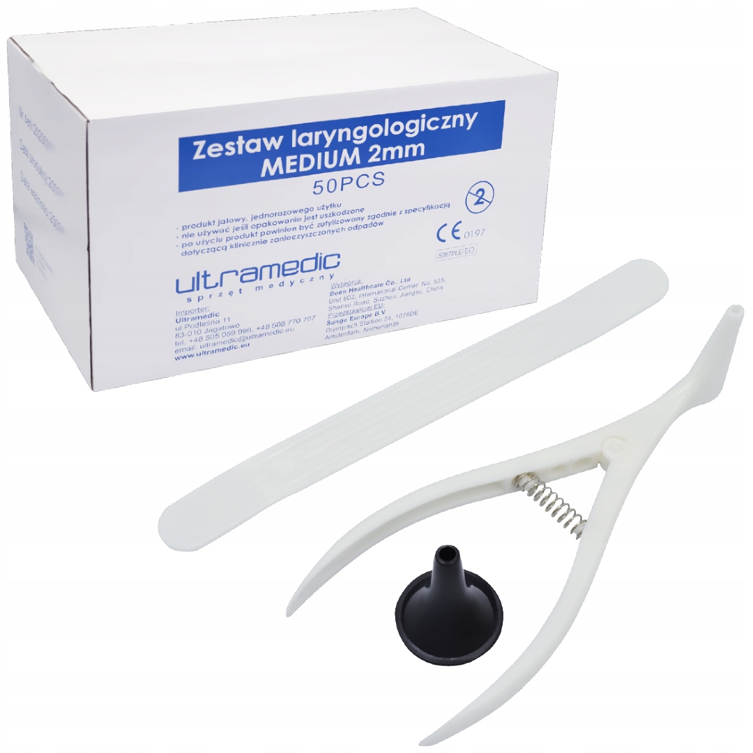 

Zestaw laryngologiczny Medium, Max 2mm/4mm 50szt