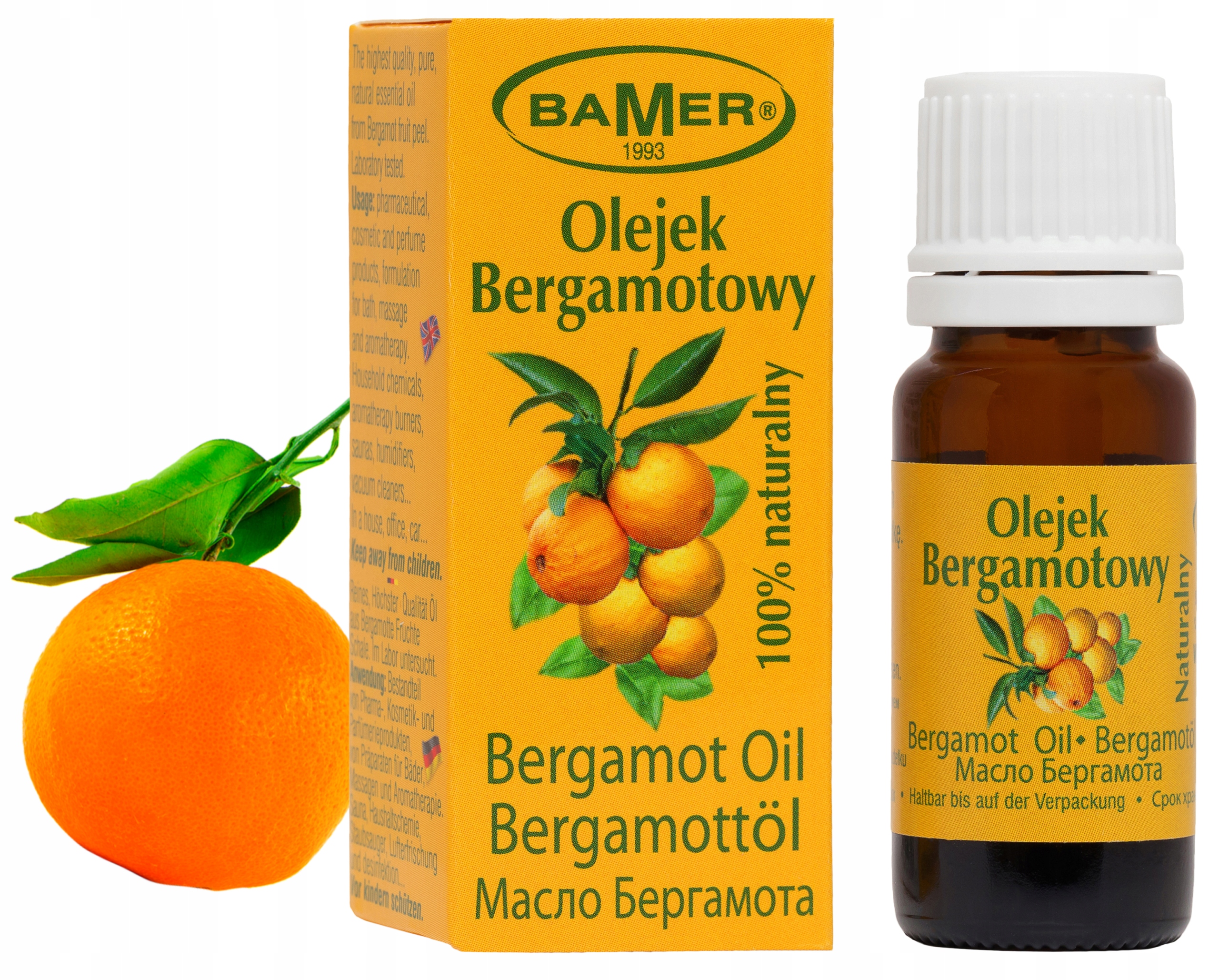 

Bergamotowy Olejek Eteryczny Bamer Bergamotka