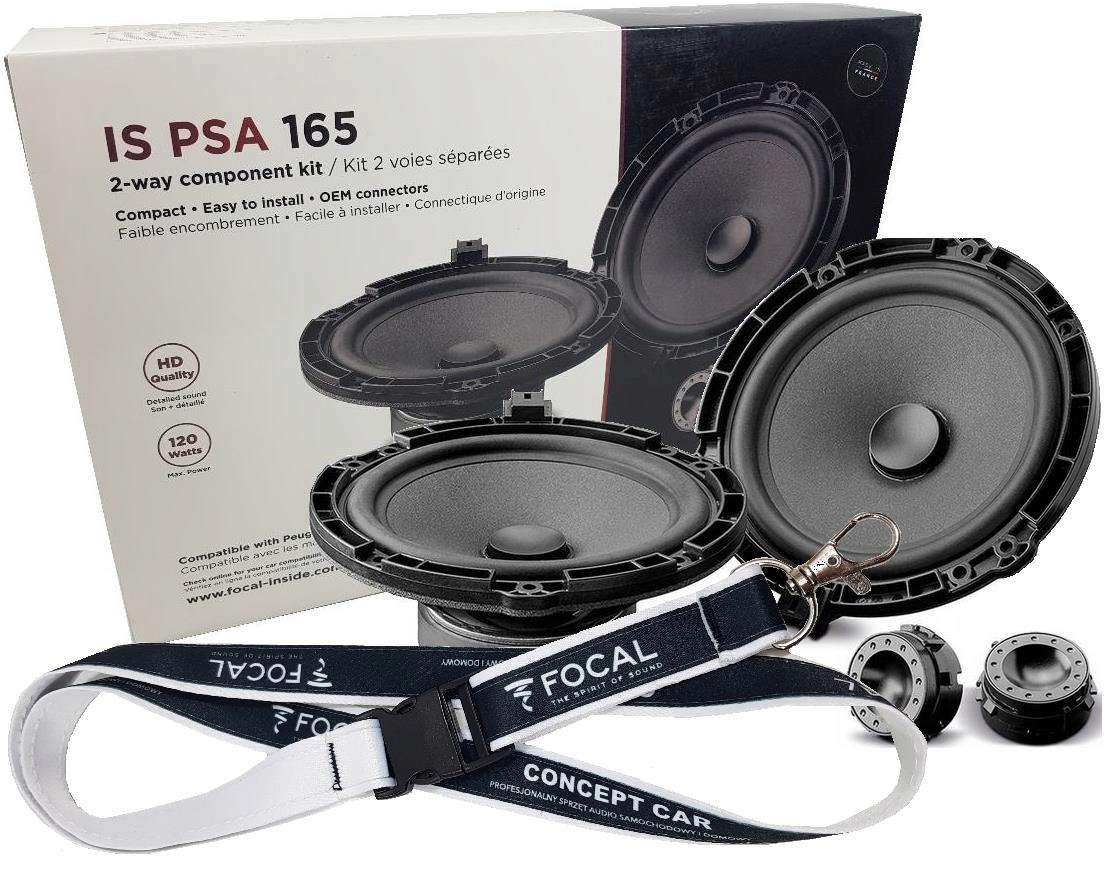 Focal Is Psa 165 Dedykowane do samochodów Peugeot Citroen Ds