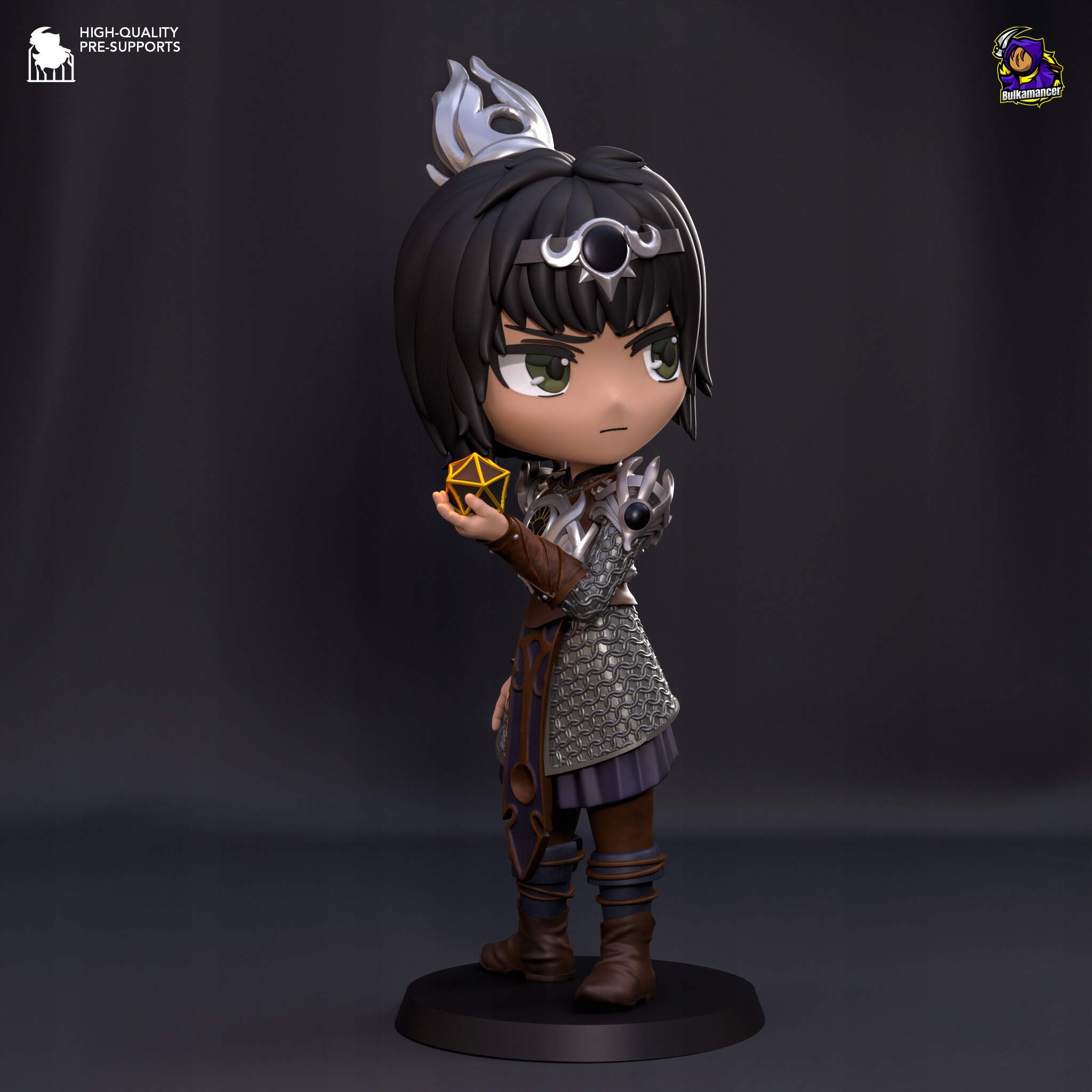 Figurka Mini Shadowheart Baldur's Gate 3 Bulkamancer Sulpts 3D tisk 6K