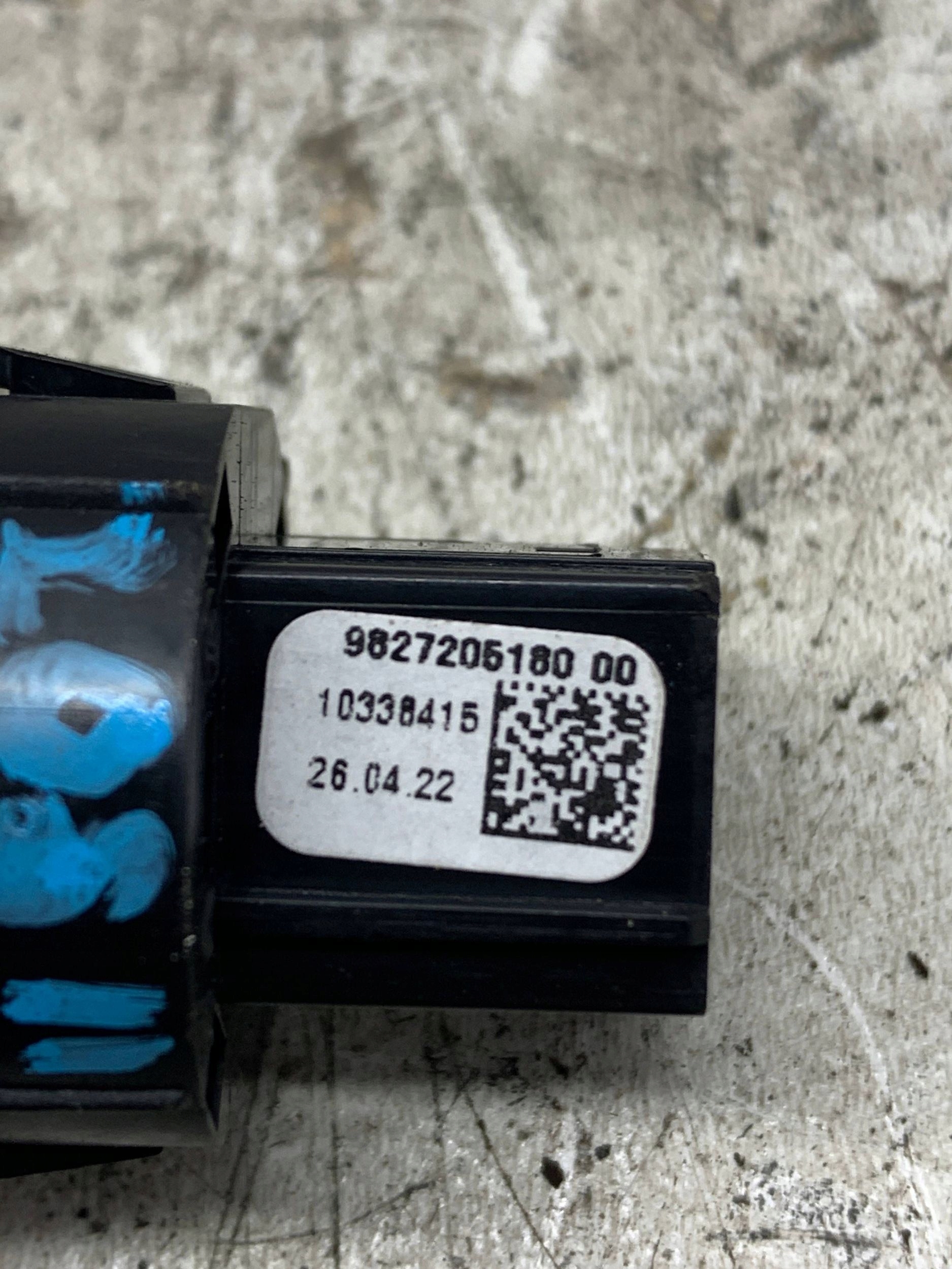 switch button START STOP 9827205180 PEUGEOT 208 II (2019-)