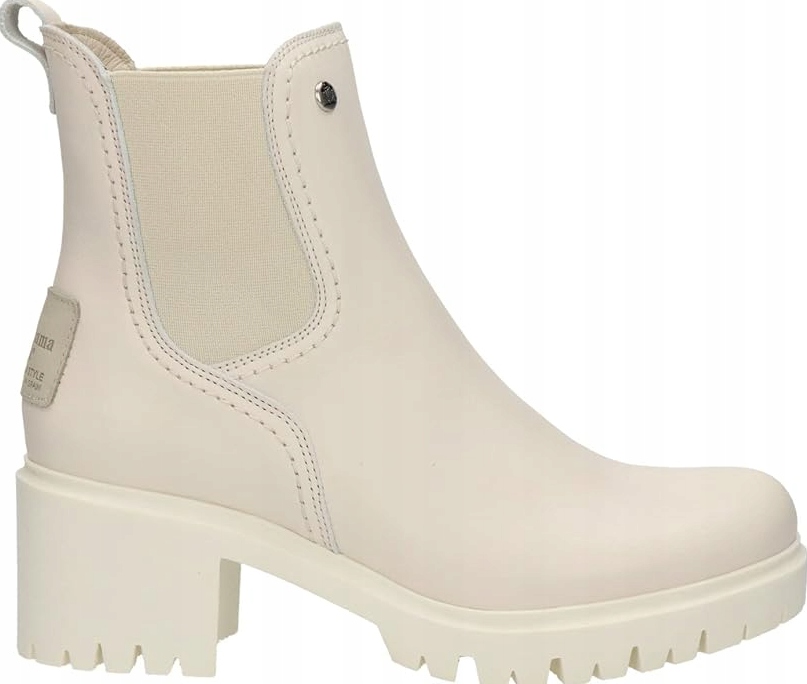 Panama Jack Kotníkové Boty Na Podpatku Krémové 42 Ž8I