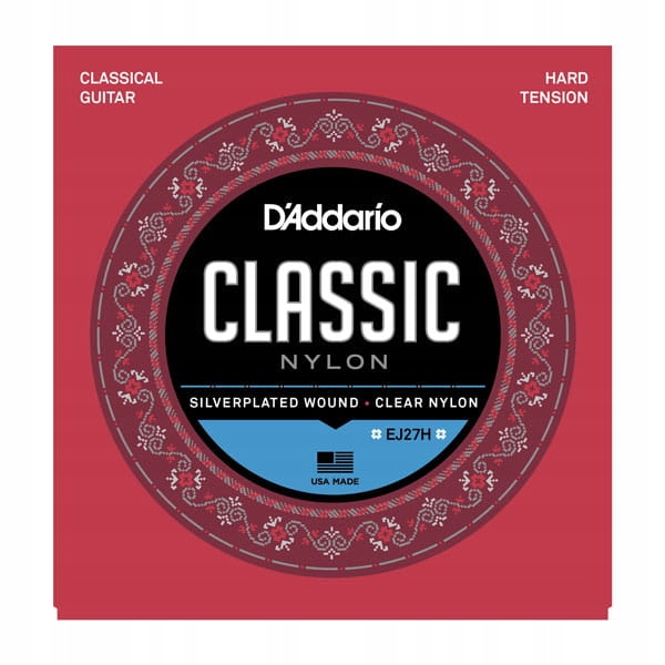 Struny D'Addario EJ27H Student Nylon Hard Tension