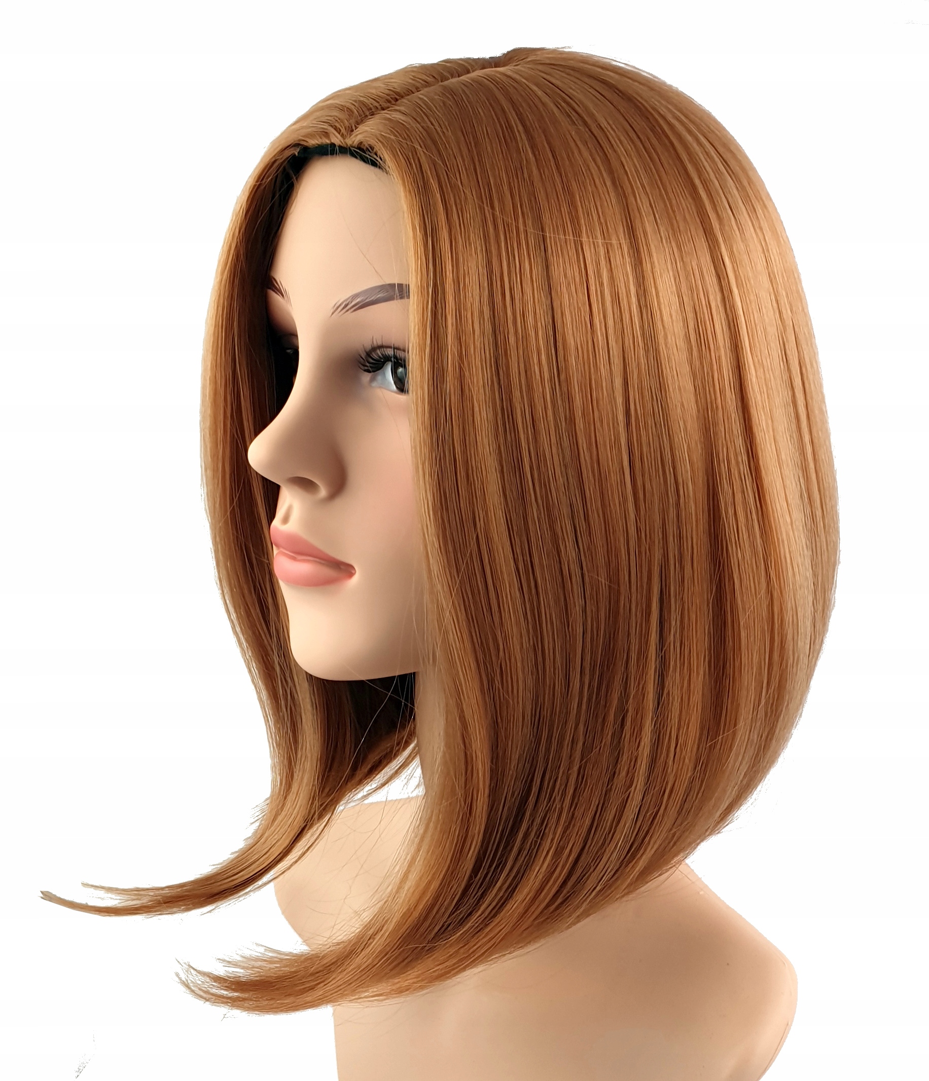 

Peruka Cosplay 40 CM Bob Prosta Złota +gratis
